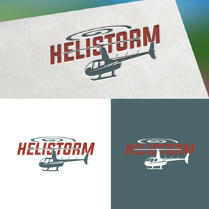 Logo Design by Hamza  Al-Muttalib for HELISTORM PTY LTD | Design: #36399587