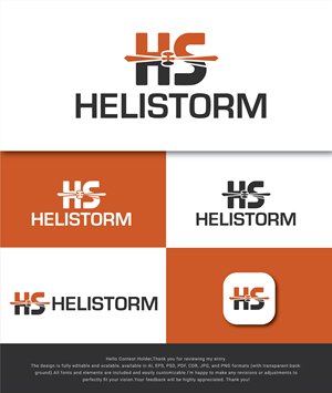 Logo Design by Mizanur1525 for HELISTORM PTY LTD | Design: #36414390