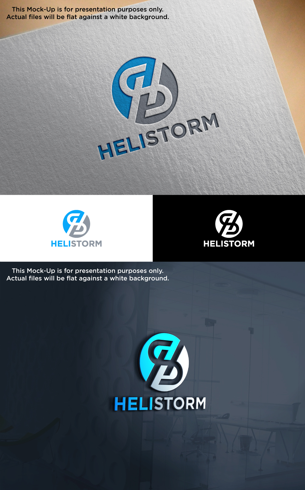 Logo Design by RafiqulStudio for HELISTORM PTY LTD | Design #36404579