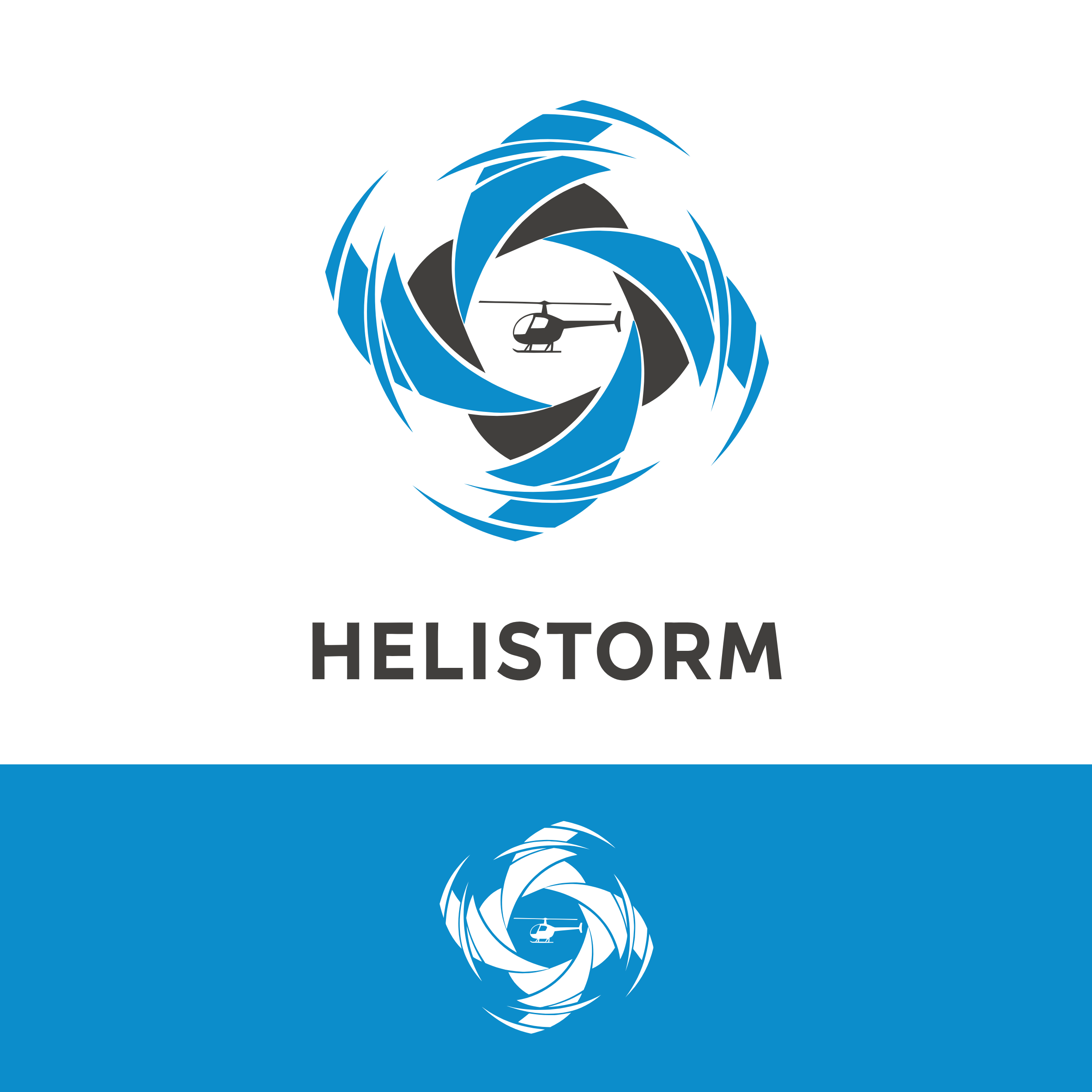 Logo Design by READUZZAMAN for HELISTORM PTY LTD | Design #36410407
