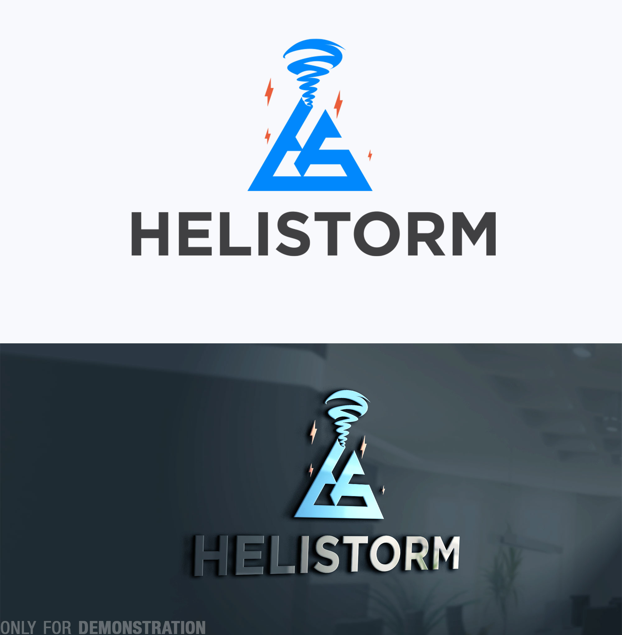 Logo Design by Pen_art0 for HELISTORM PTY LTD | Design #36405299
