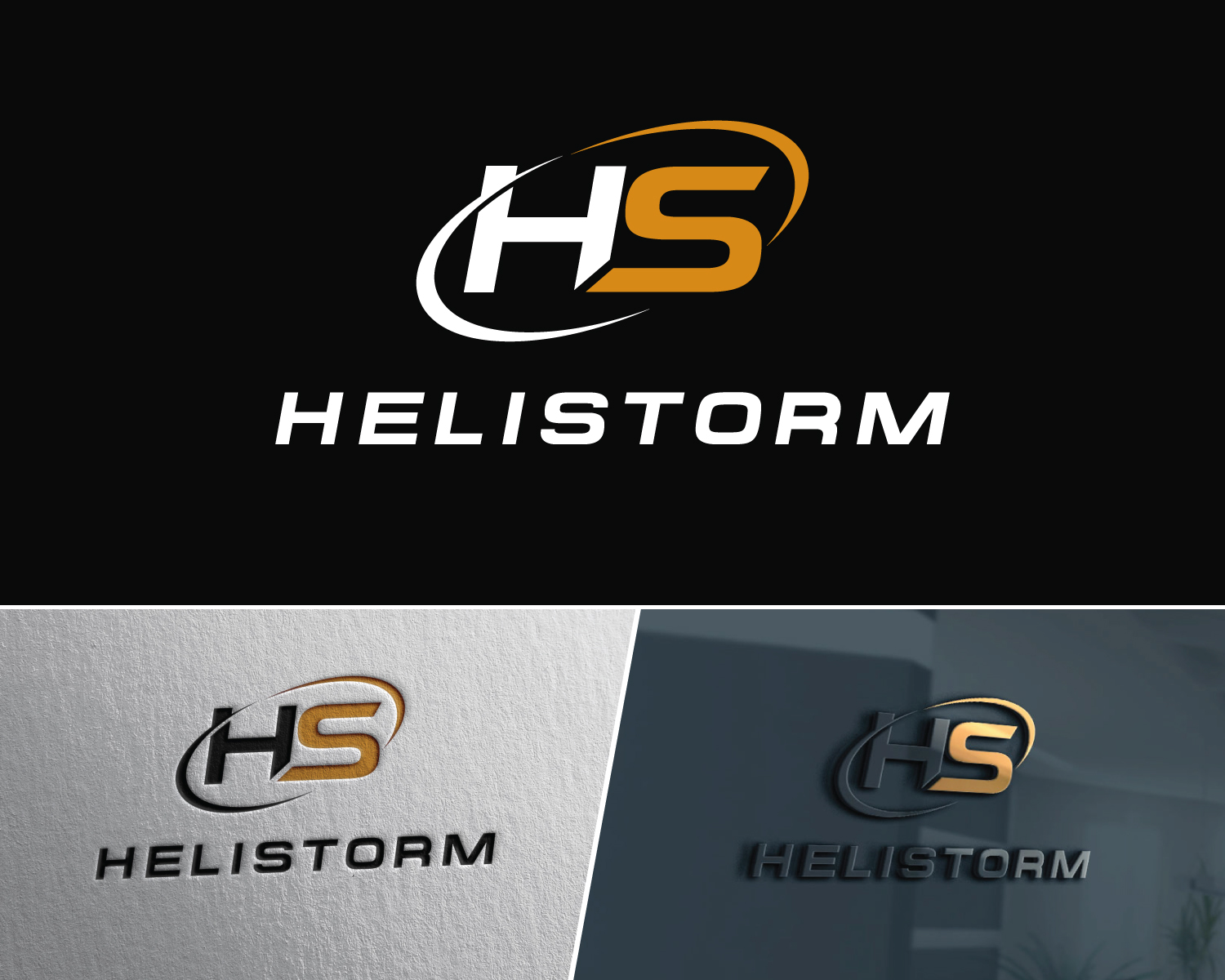 Logo Design by Atec for HELISTORM PTY LTD | Design #36395910
