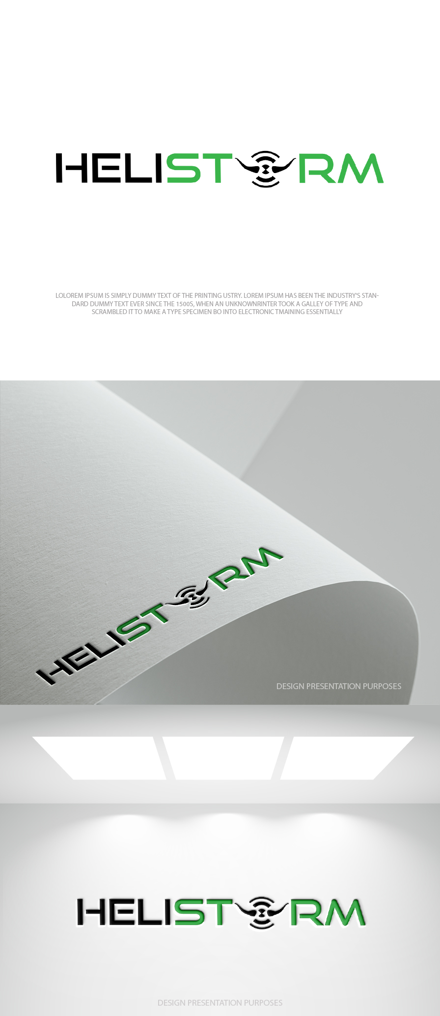 Logo Design by zebronicgraphic for HELISTORM PTY LTD | Design #36394930