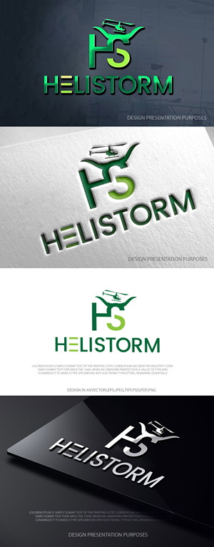 Logo Design by zebronicgraphic for HELISTORM PTY LTD | Design: #36394931