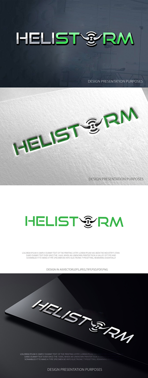 Logo Design by zebronicgraphic for HELISTORM PTY LTD | Design: #36394932