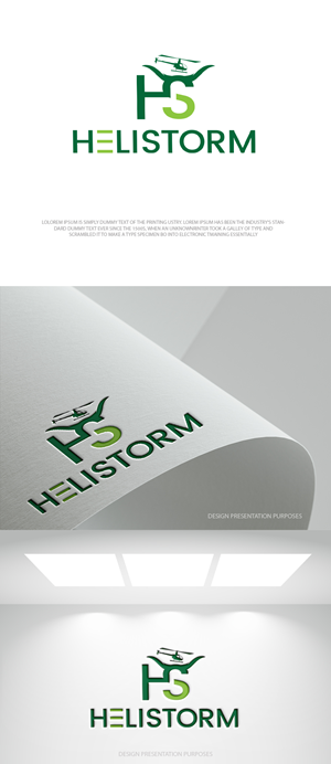 Logo Design by zebronicgraphic for HELISTORM PTY LTD | Design: #36395106