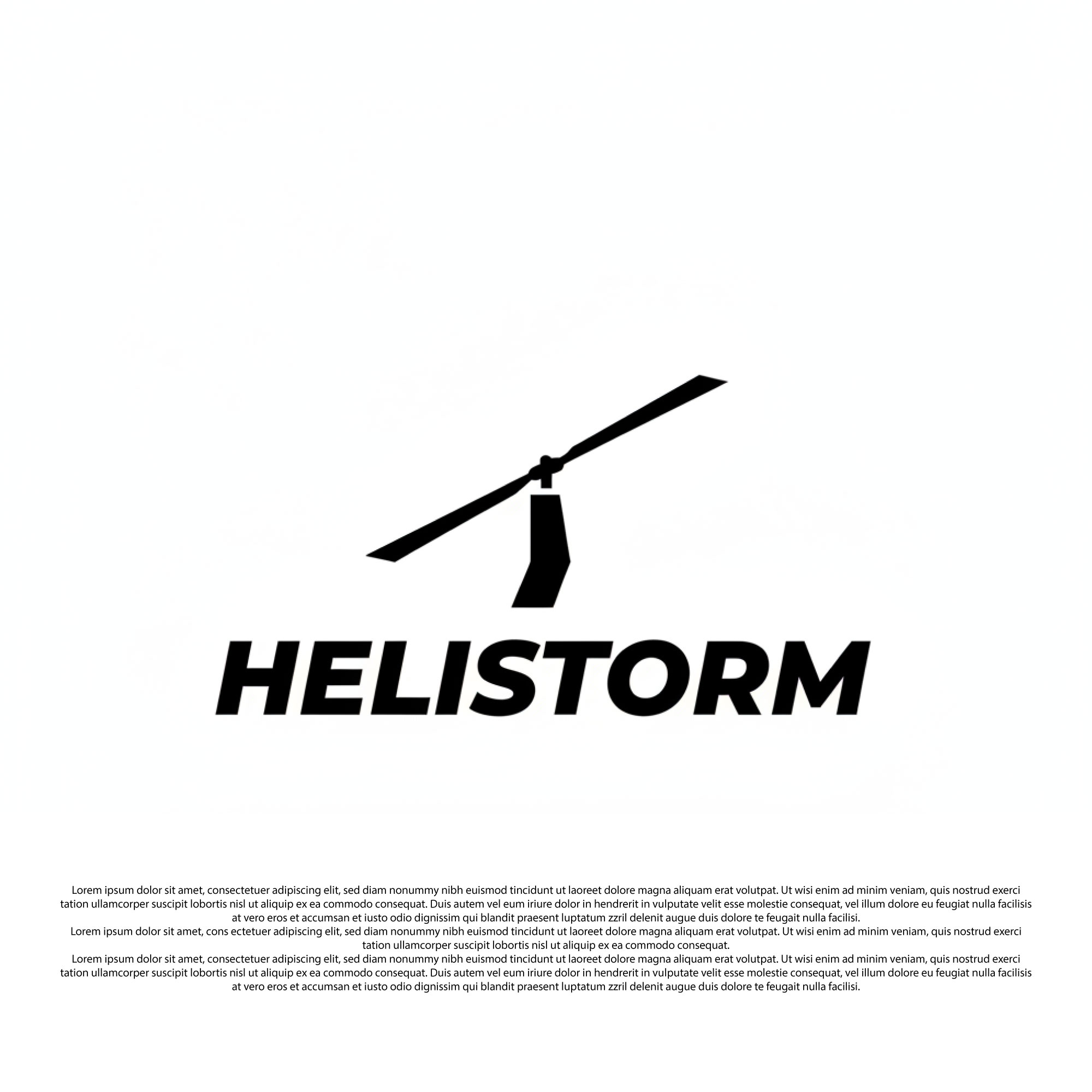 Logo Design by UAD DESIGNS for HELISTORM PTY LTD | Design #36424942