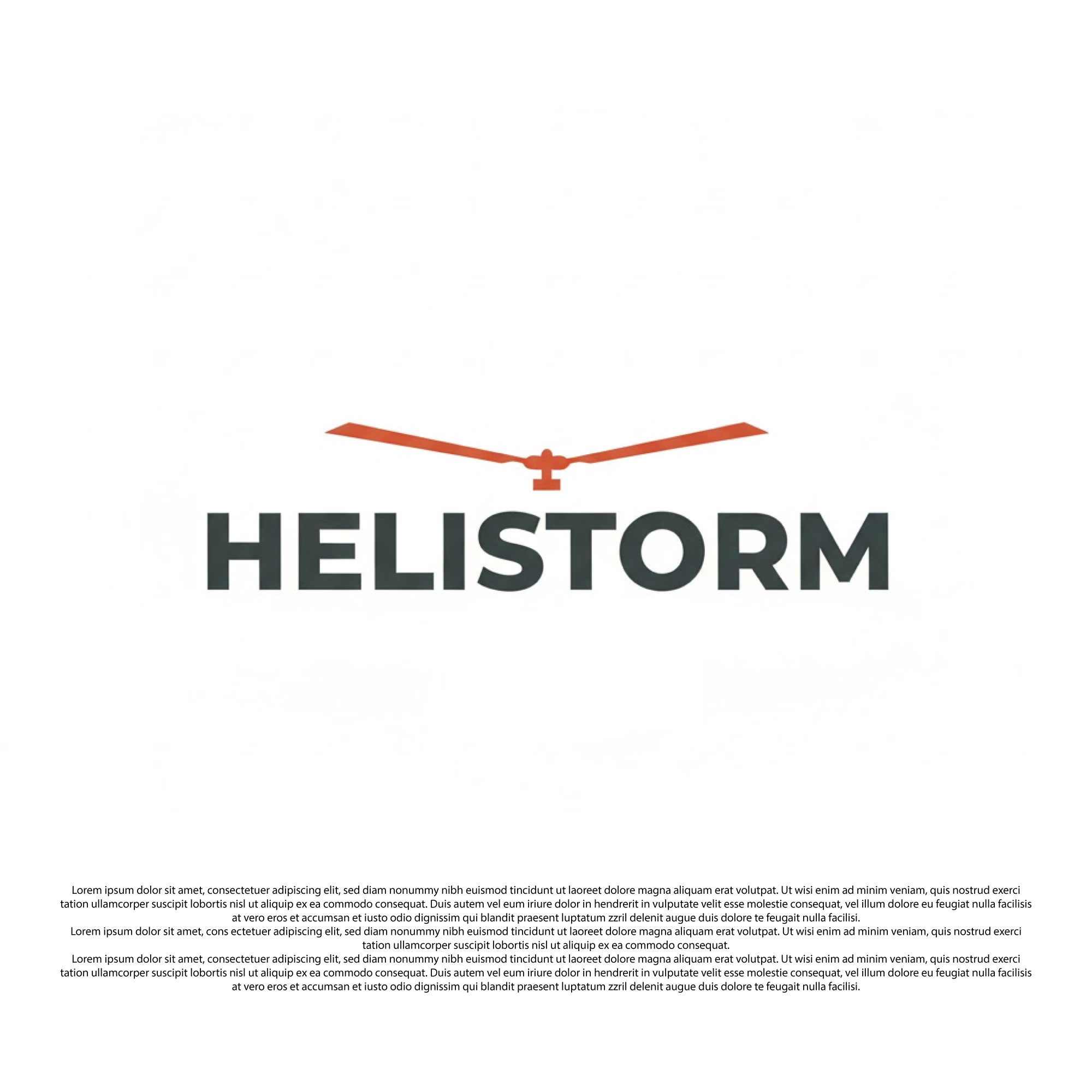 Logo Design by UAD DESIGNS for HELISTORM PTY LTD | Design #36424945