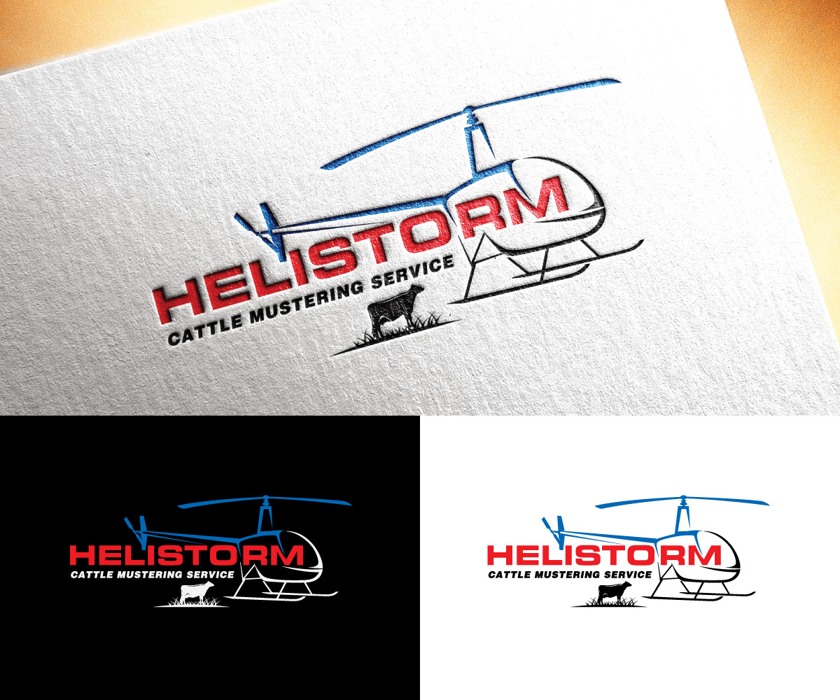 Logo Design by Dot Design 3 for HELISTORM PTY LTD | Design #36417027
