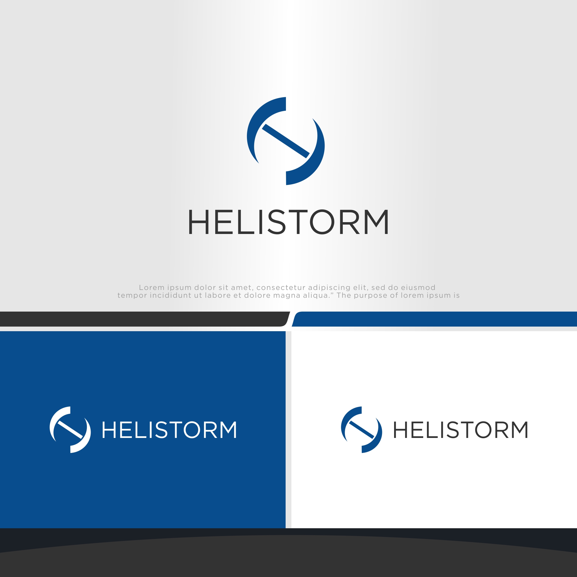 Logo Design by WindArt _Studio for HELISTORM PTY LTD | Design #36514902