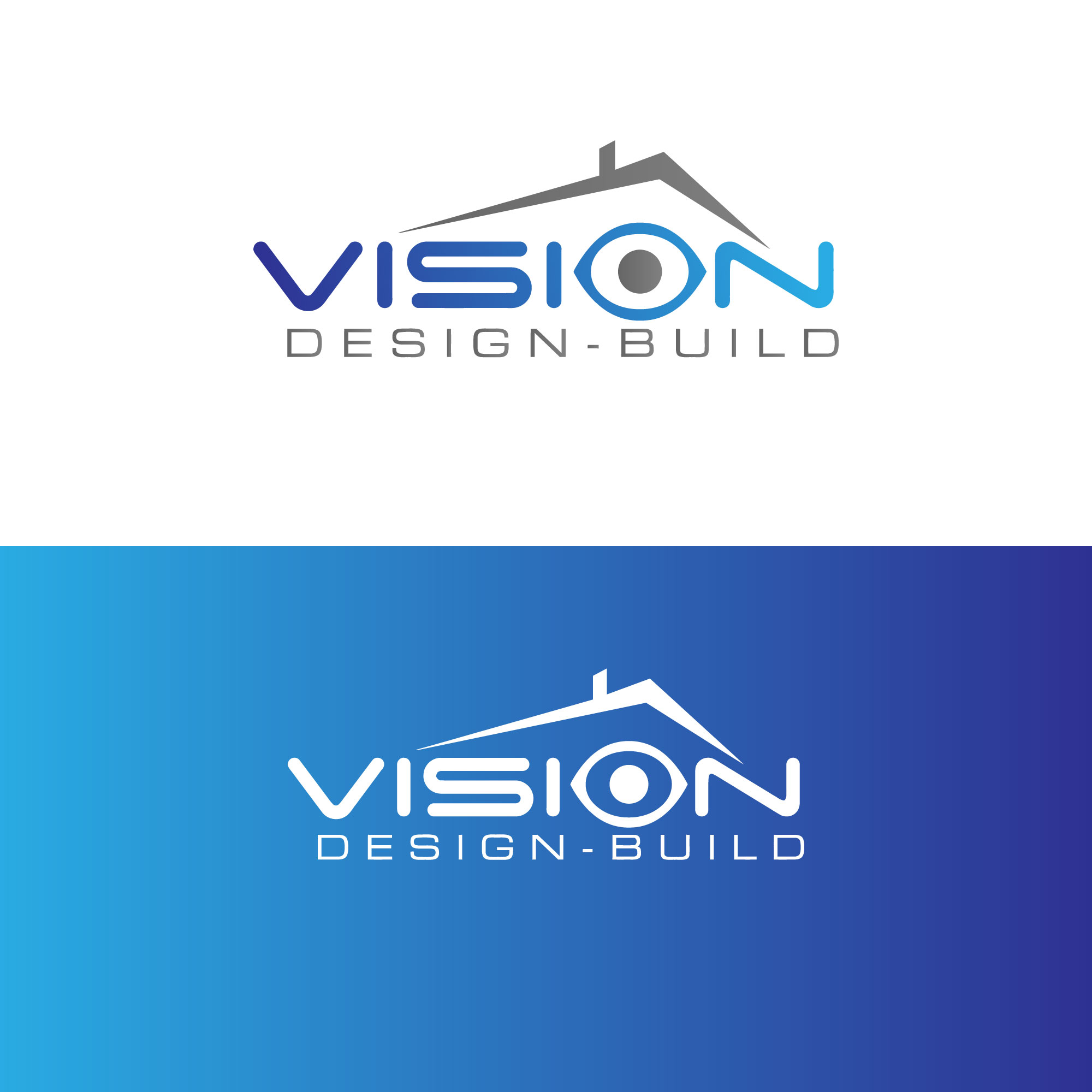 Logo Design by Rosalie.. for Vision Design Build LLC | Design #36399039