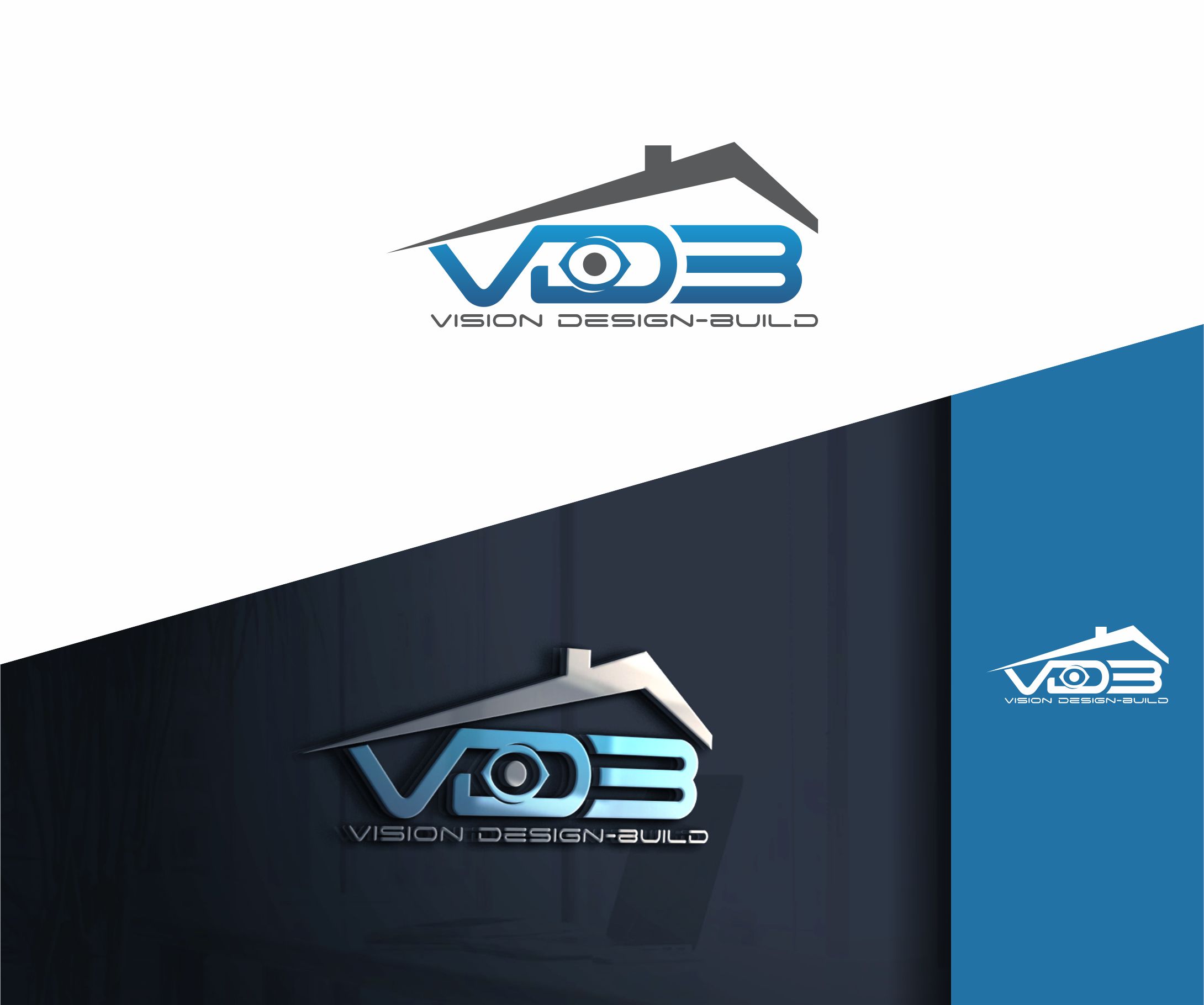 Logo Design by alkaline for Vision Design Build LLC | Design #36408362