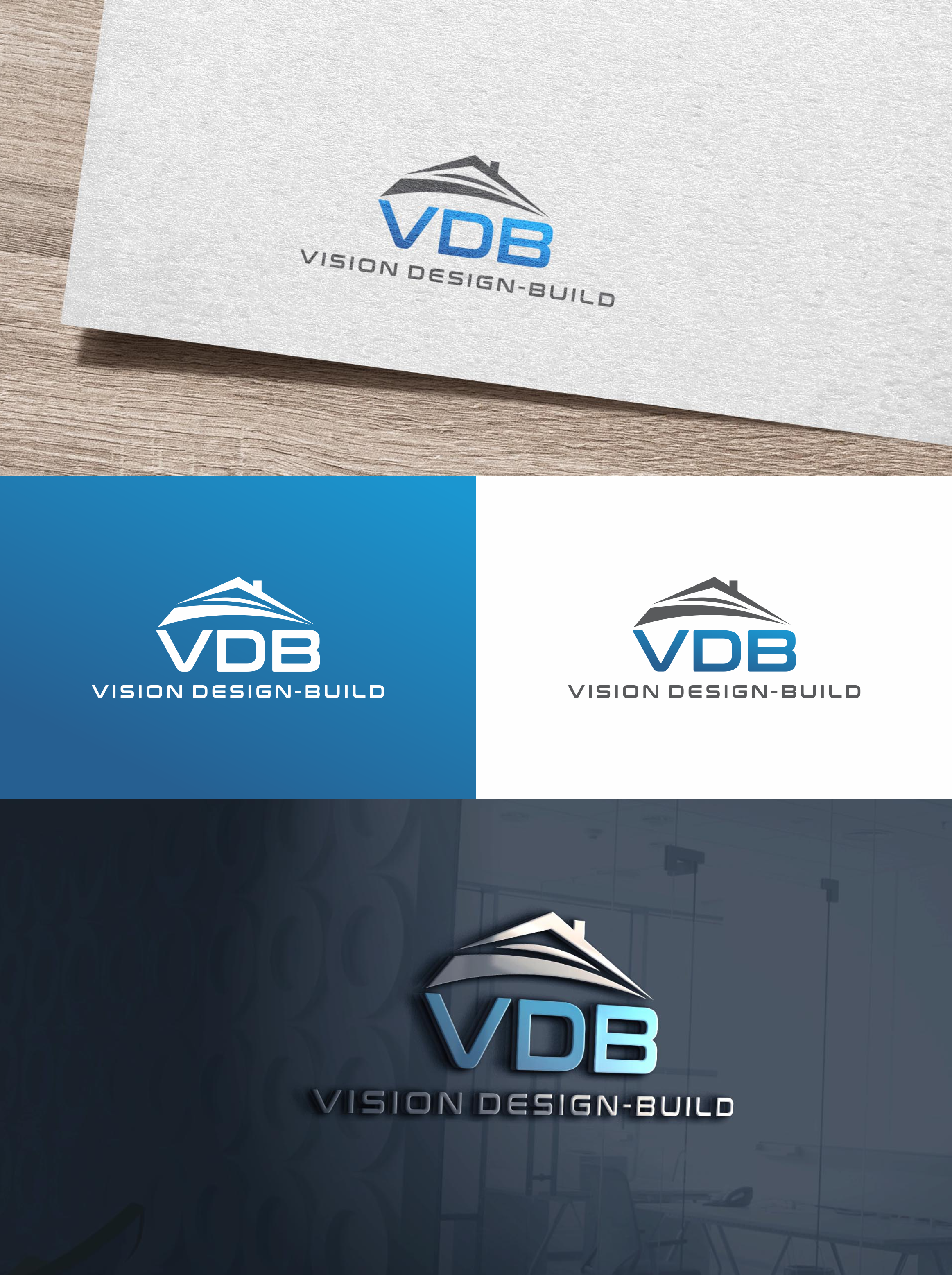Logo Design by melzh for Vision Design Build LLC | Design #36400479
