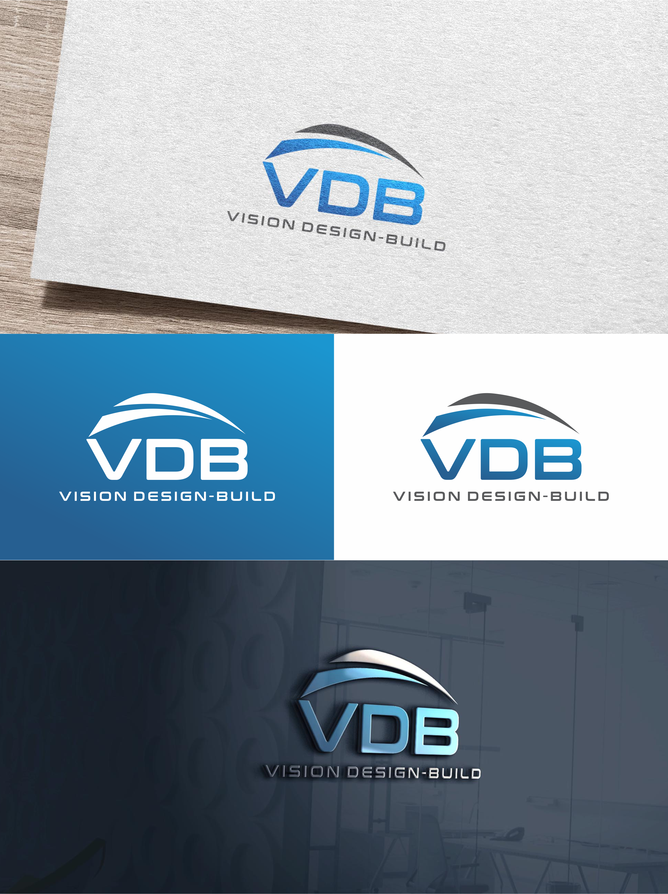 Logo Design by melzh for Vision Design Build LLC | Design #36400512