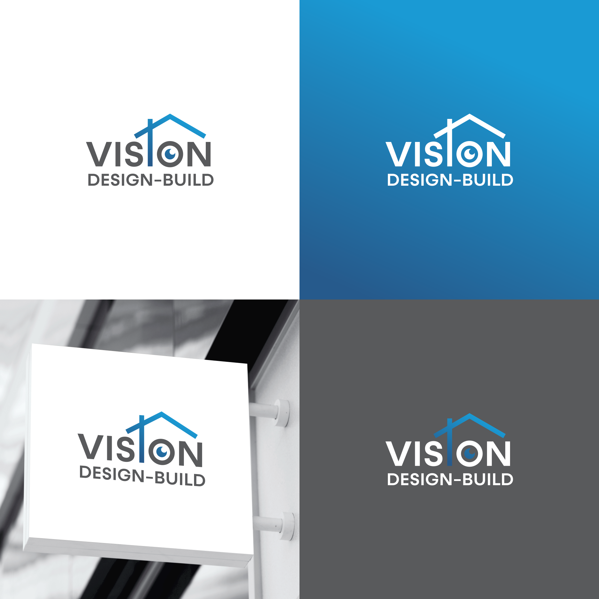 Logo Design by Royco for Vision Design Build LLC | Design #36414376