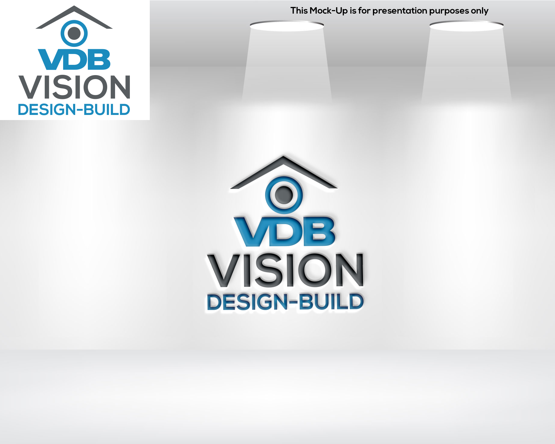 Logo Design by Muina for Vision Design Build LLC | Design #36400807