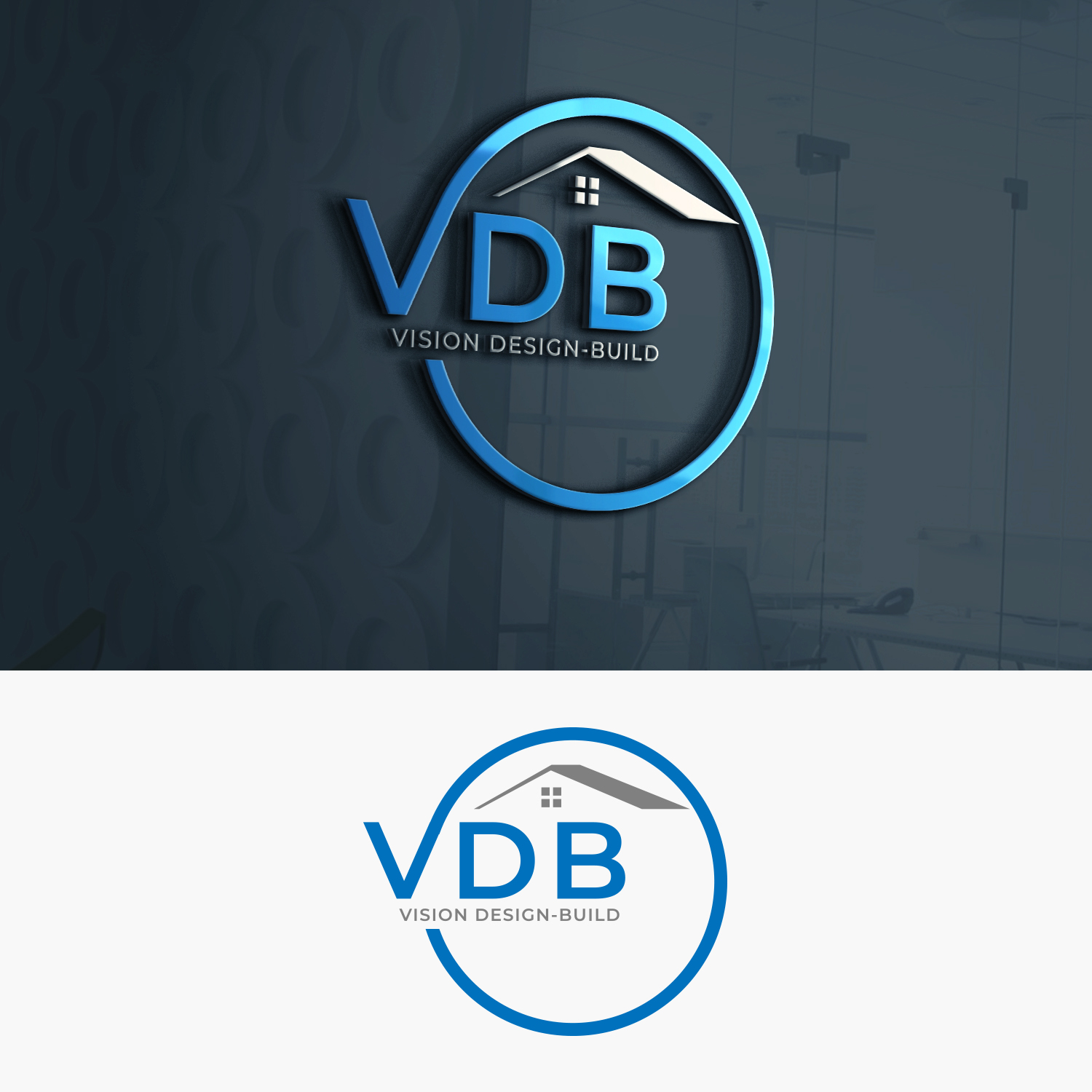 Logo Design by Mahera23 for Vision Design Build LLC | Design #36410335