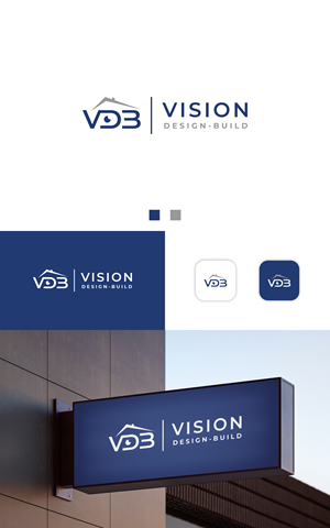 Logo Design by Dell_a.Design for Vision Design Build LLC | Design: #36401097