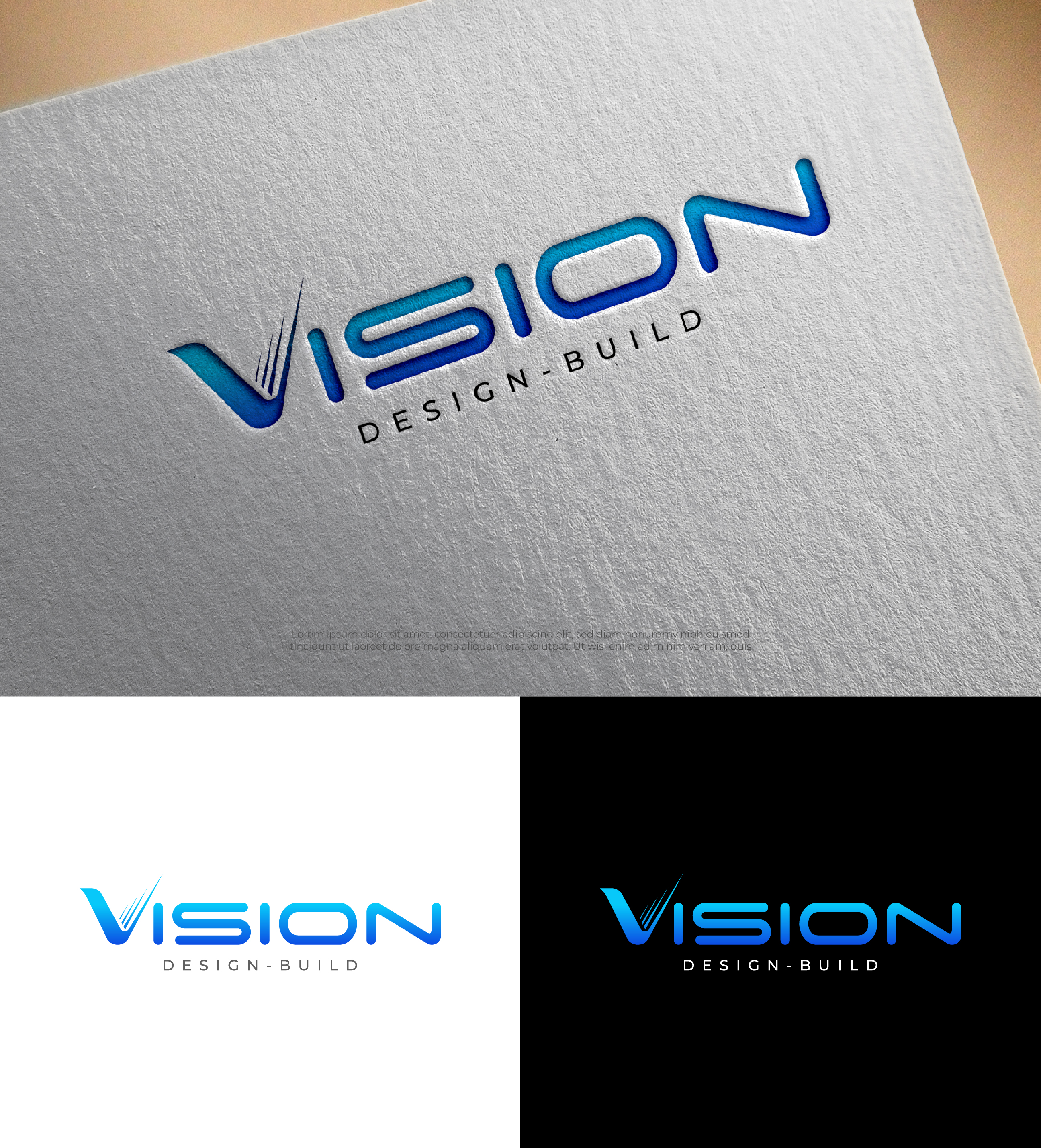 Logo Design by Creative Poli for Vision Design Build LLC | Design #36400019