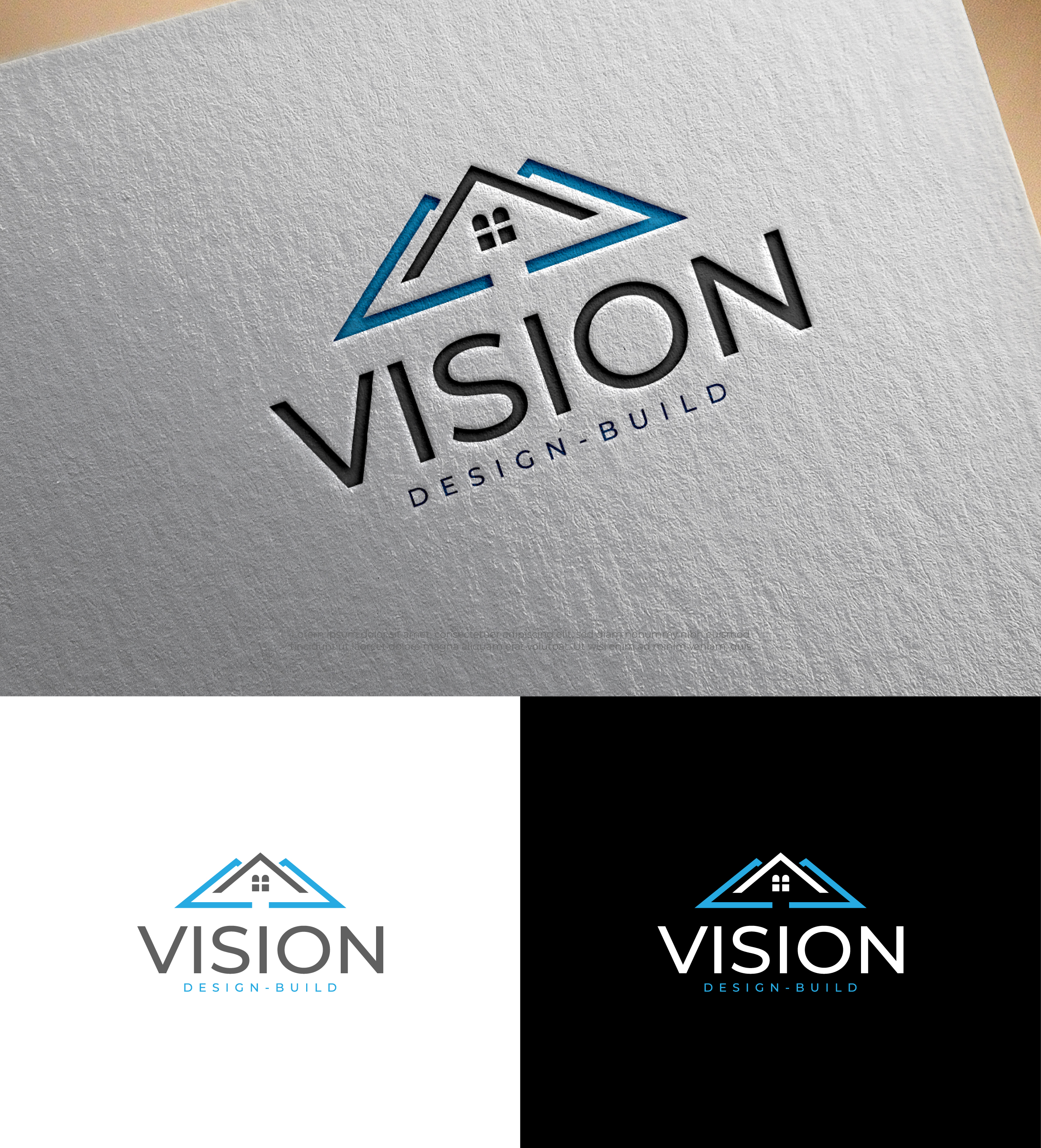 Diseño de Logo por Creative Poli para Vision Design Build LLC | Diseño #36400264