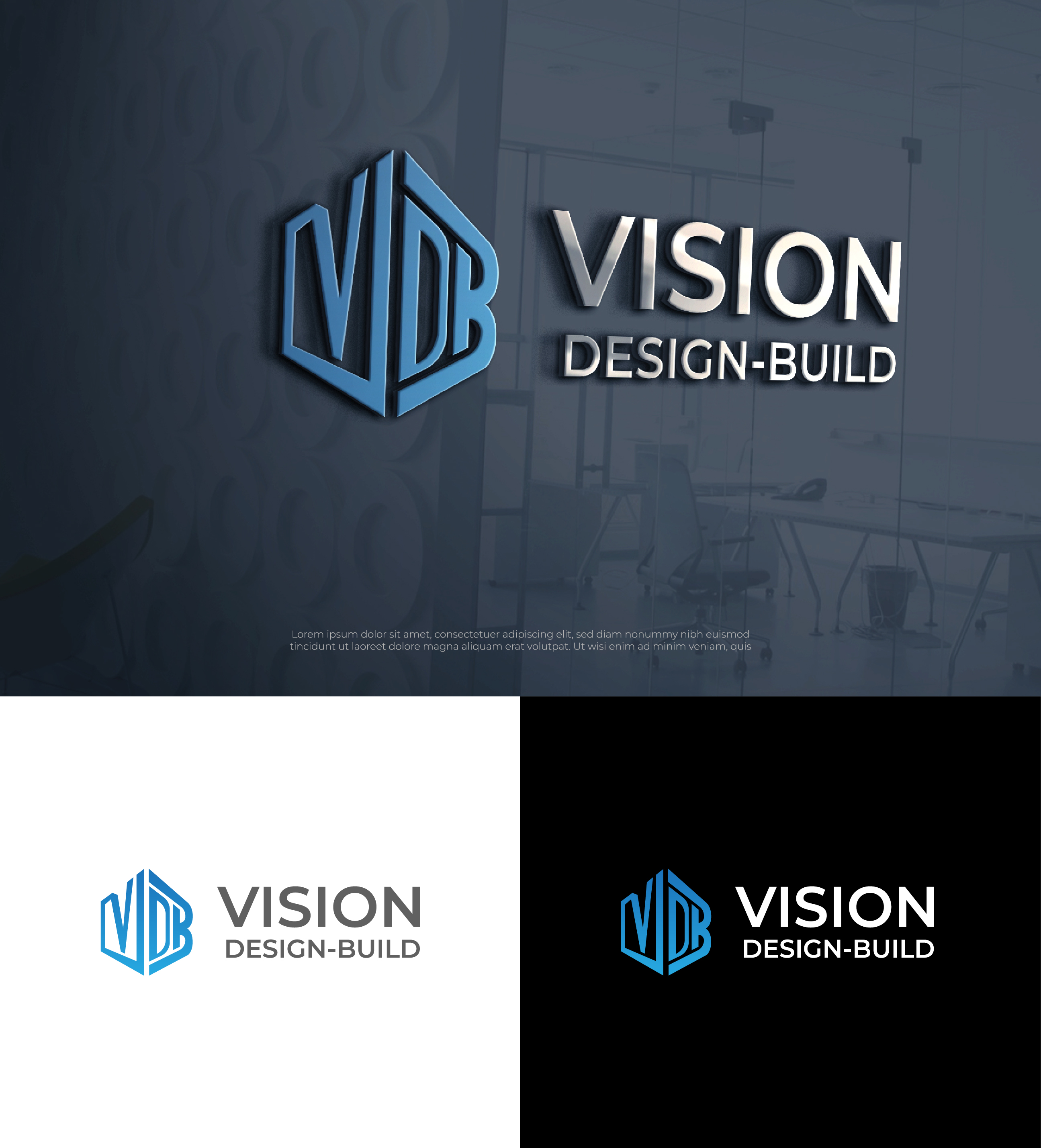 Diseño de Logo por Creative Poli para Vision Design Build LLC | Diseño #36400444