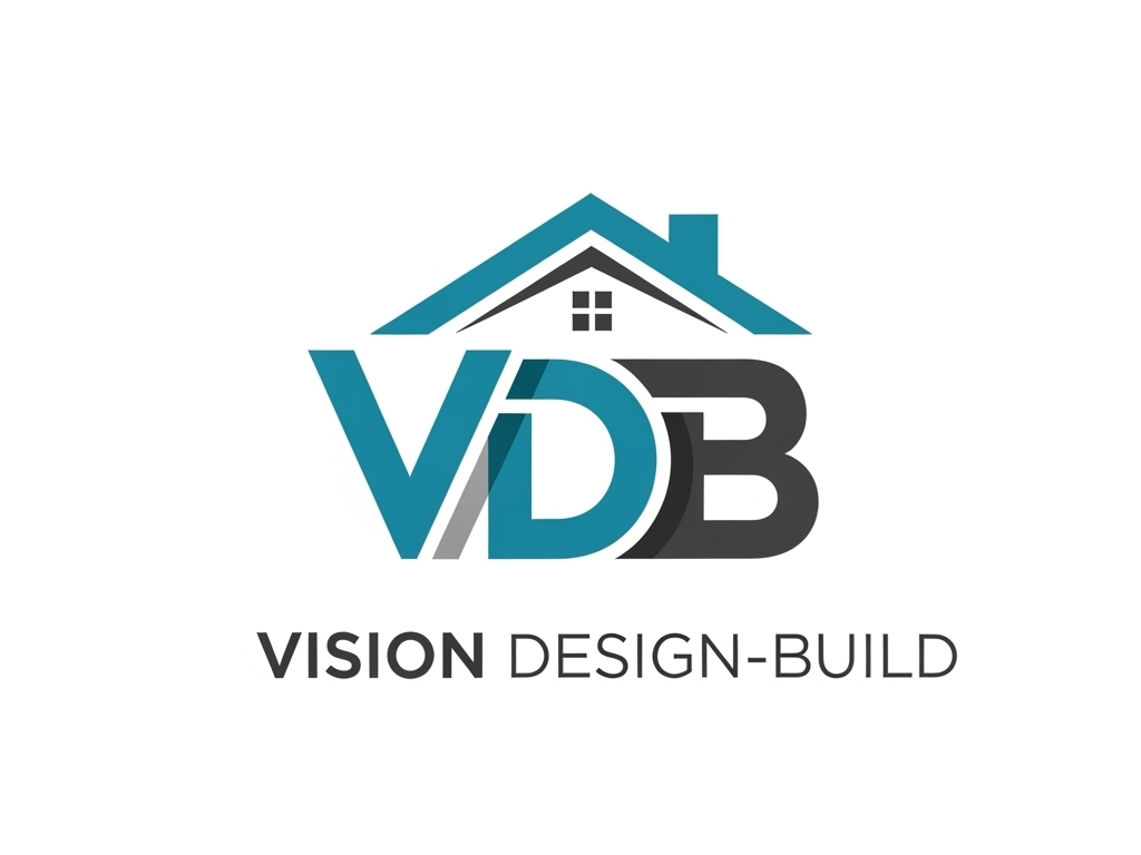 Logo Design by HSL Brain for Vision Design Build LLC | Design #36402368