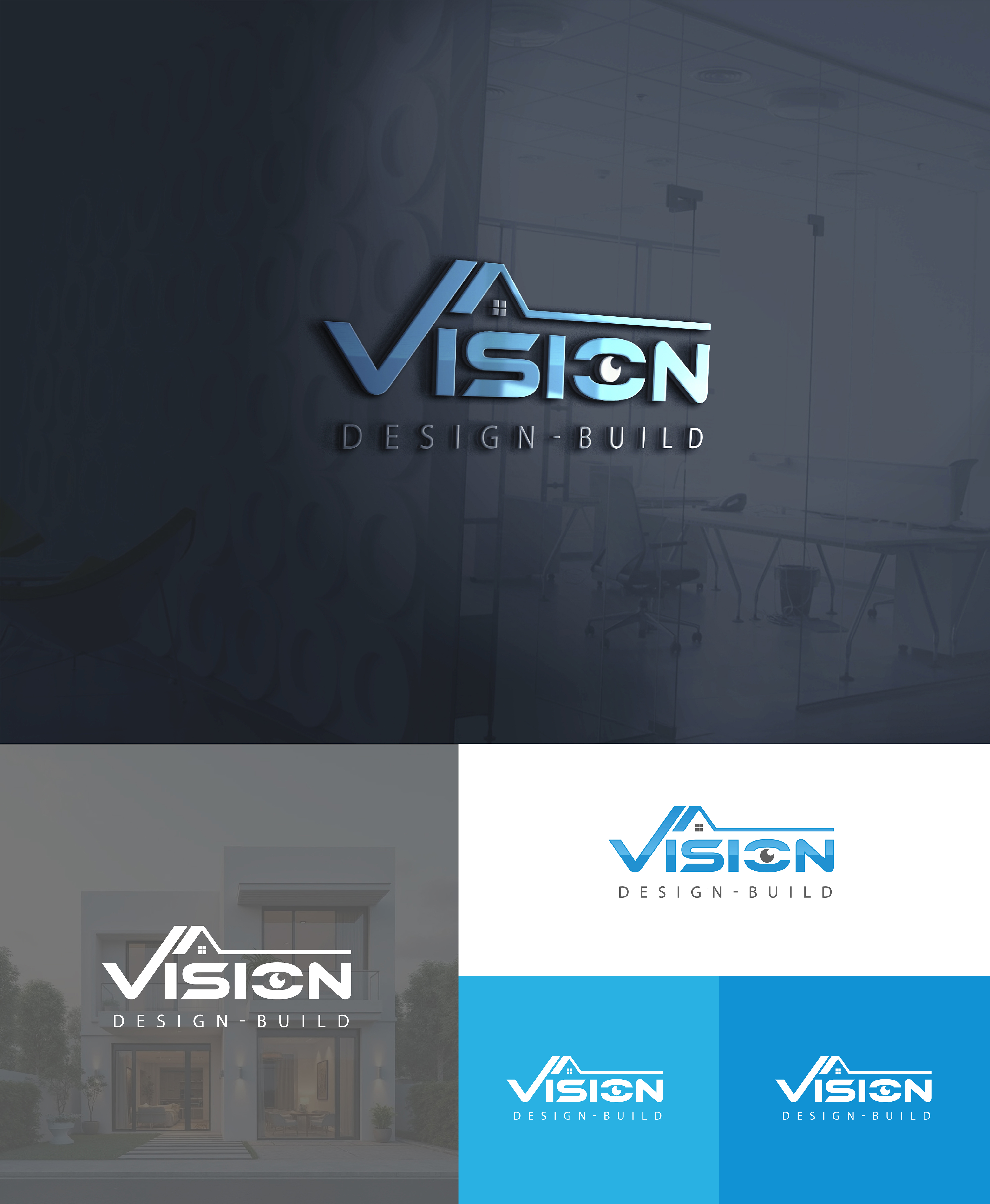 Diseño de Logo por Shahzad Riaz para Vision Design Build LLC | Diseño #36402437