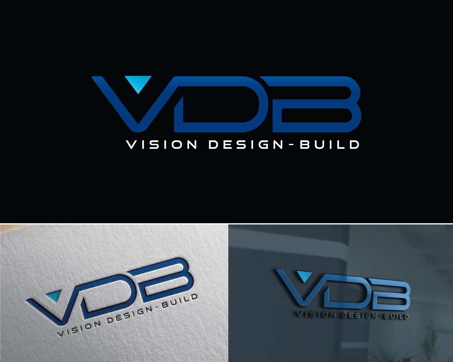 Logo Design by Atec for Vision Design Build LLC | Design #36401712