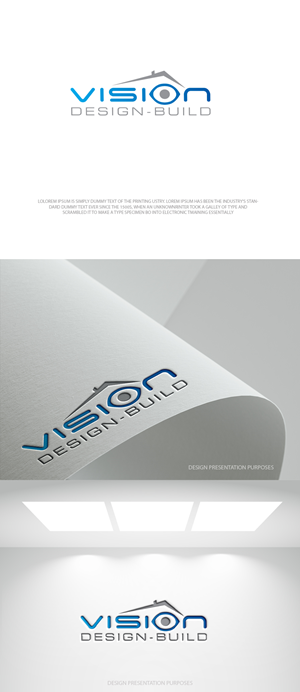 Logo Design by zebronicgraphic for Vision Design Build LLC | Design: #36400847