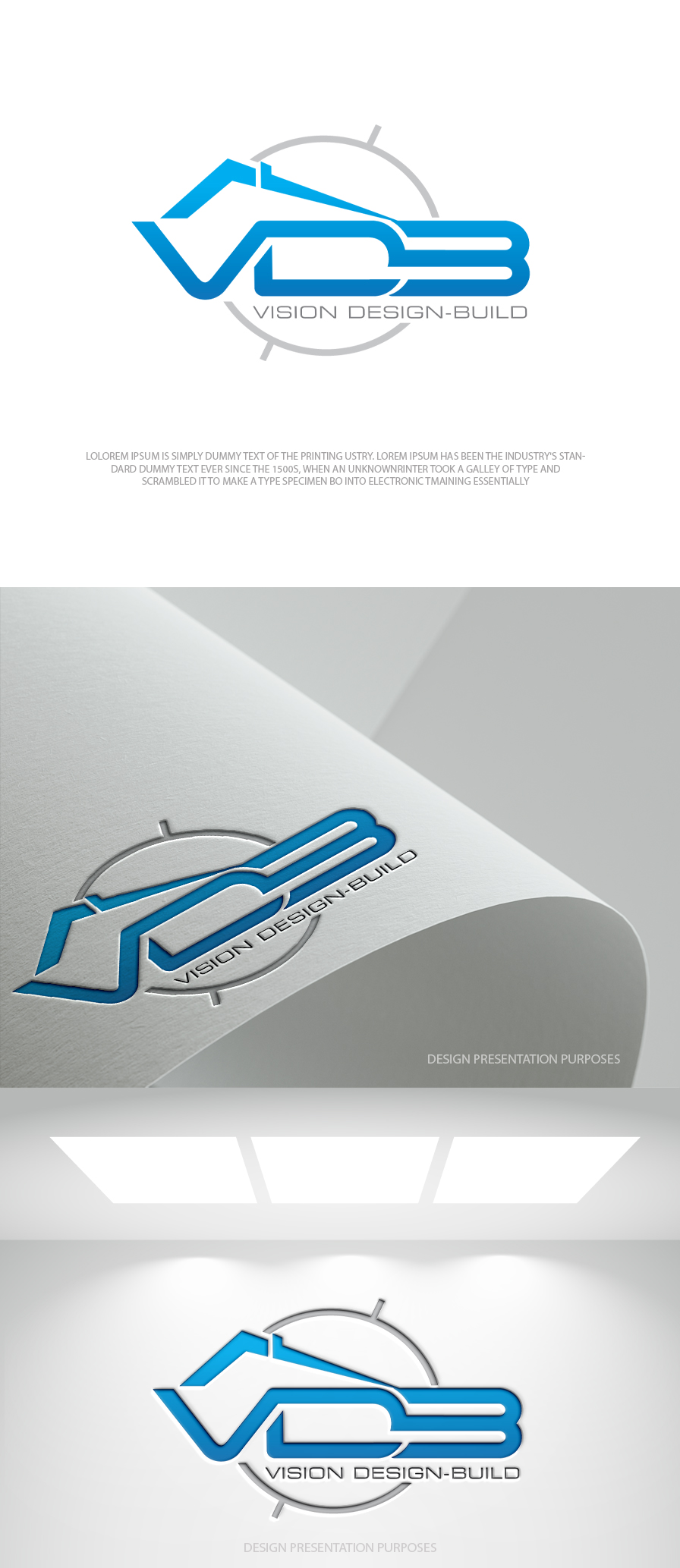 Logo Design by zebronicgraphic for Vision Design Build LLC | Design #36400849