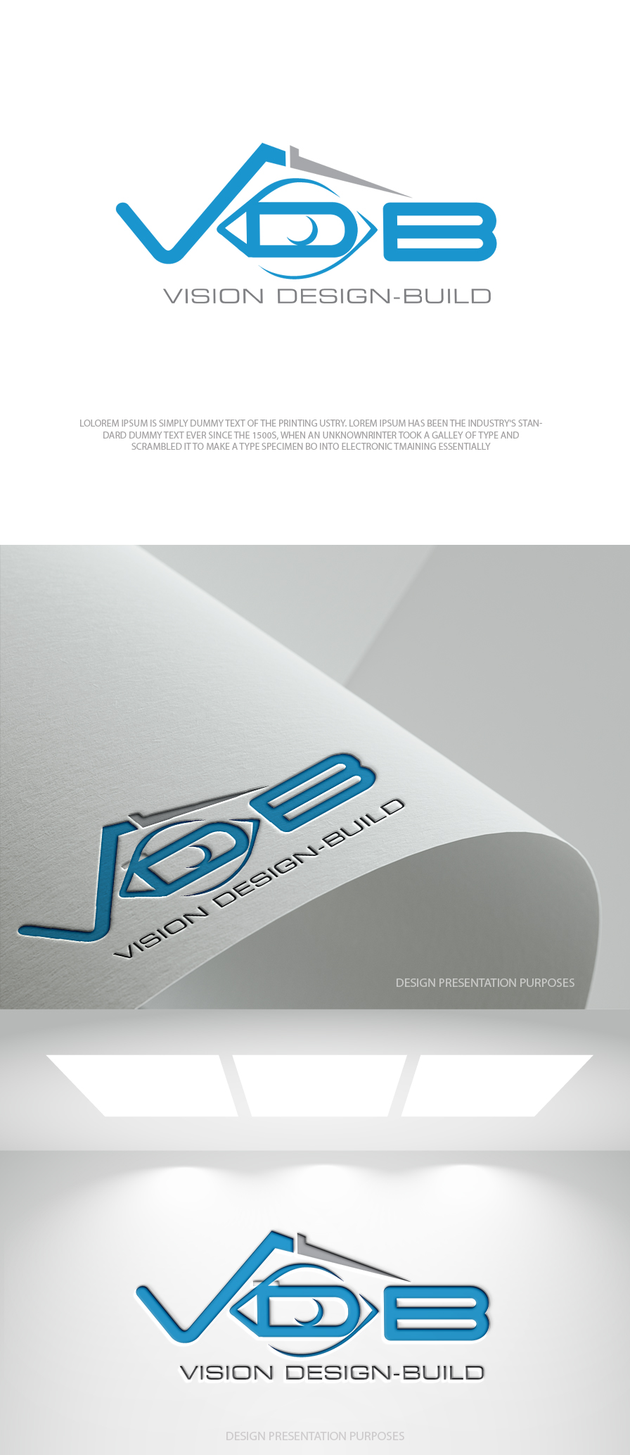 Design de Logo par zebronicgraphic pour Vision Design Build LLC | Design #36400850