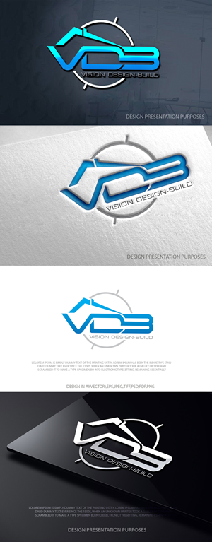 Logo Design by zebronicgraphic for Vision Design Build LLC | Design: #36400854