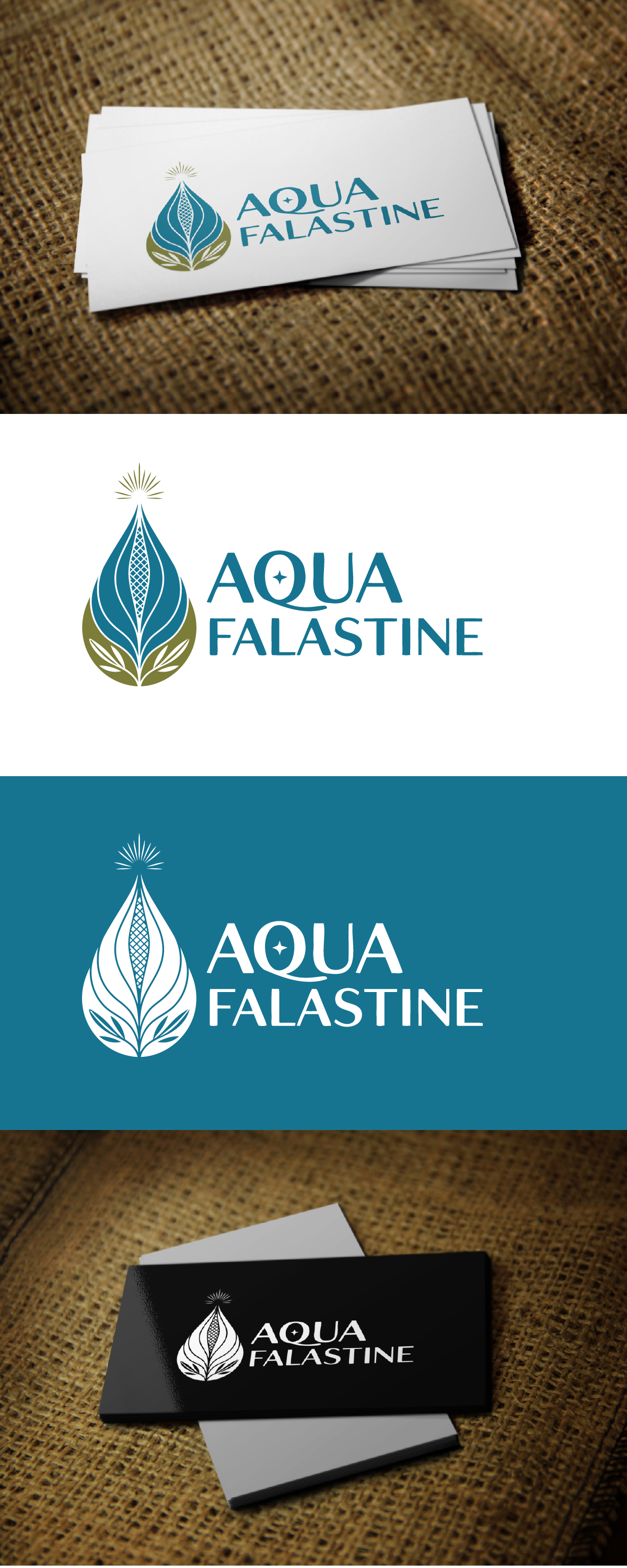 Logo-Design von Grapixer für Aqua Falastine  | Design #36417211