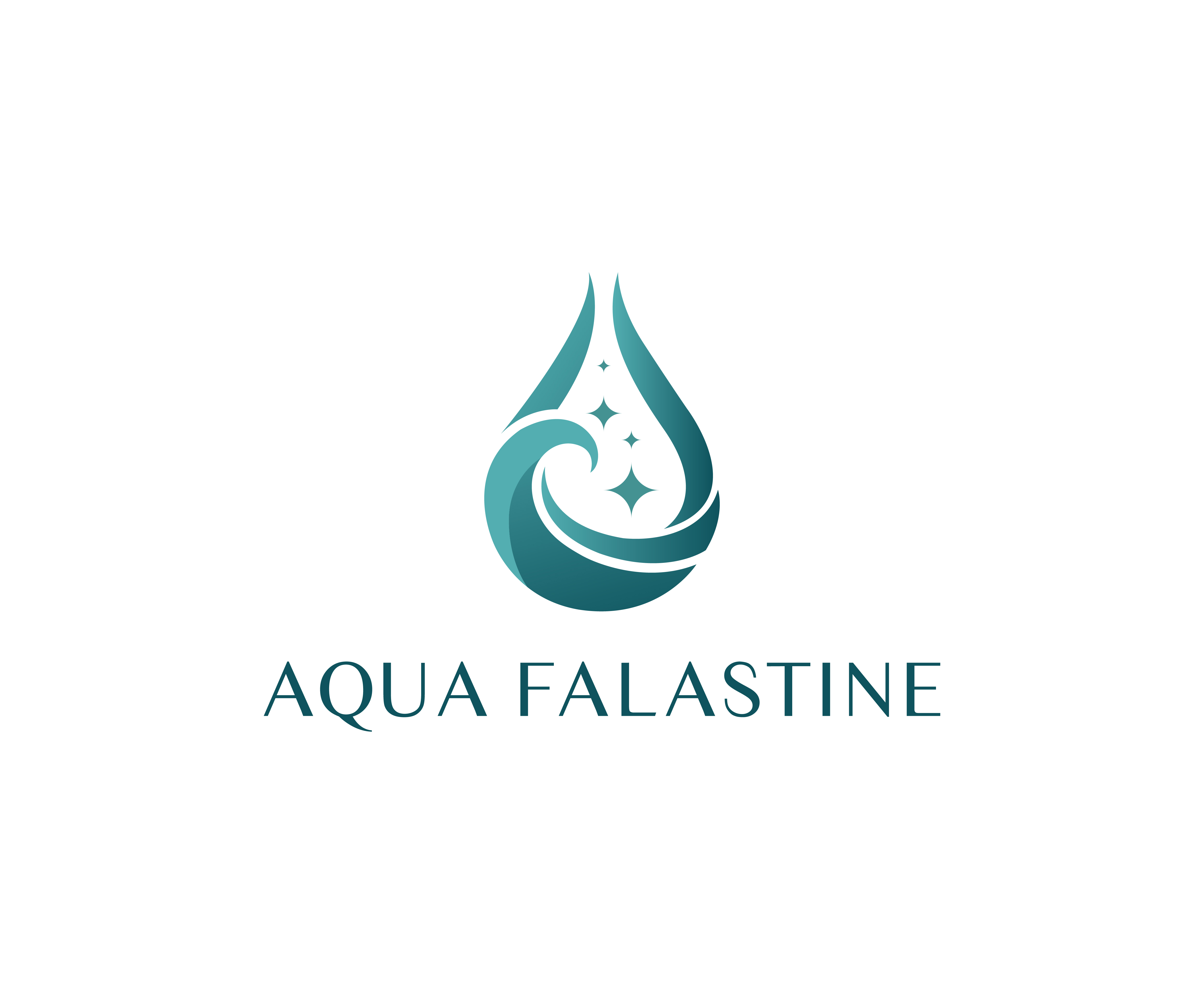 Logo Design by graphicrakib for Aqua Falastine  | Design #36418545