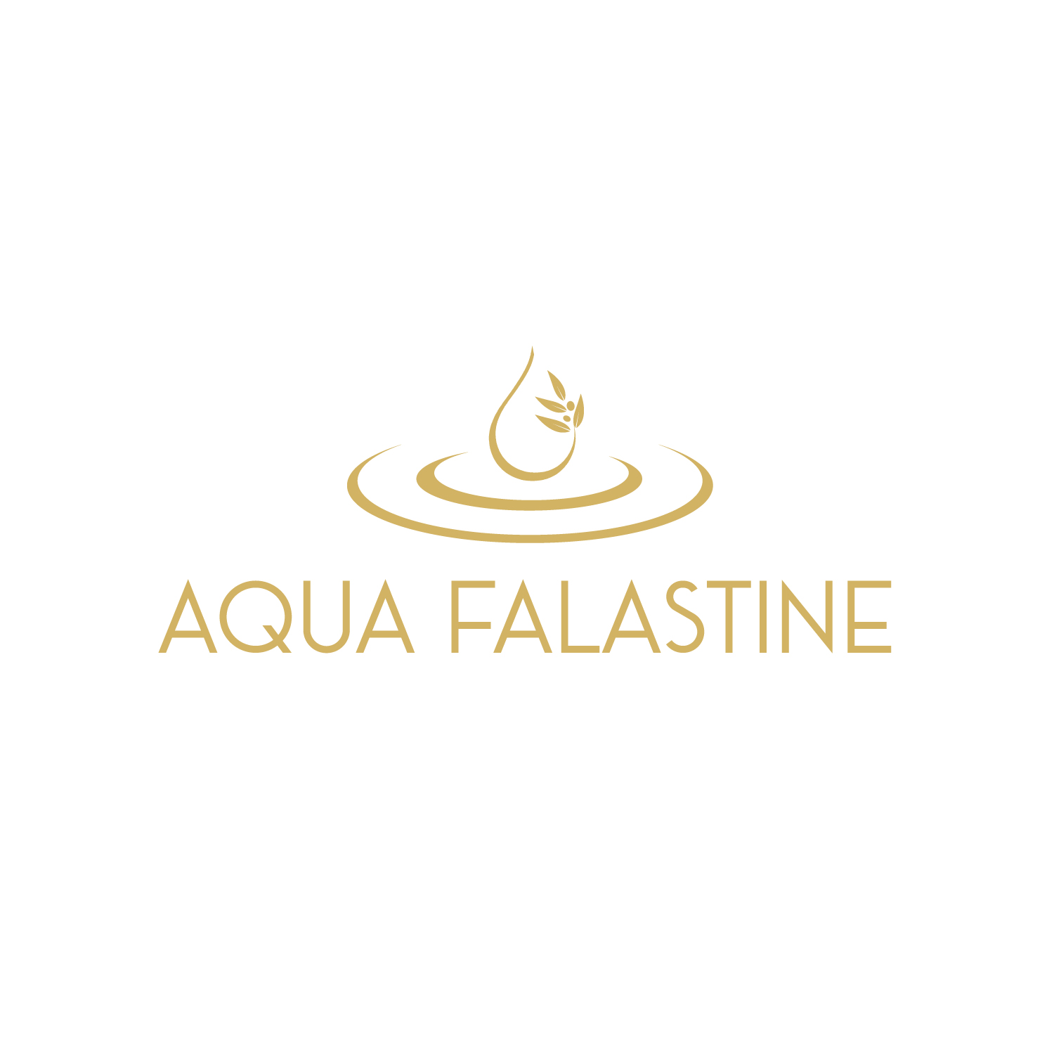 Logo Design by geni for Aqua Falastine  | Design #36407168
