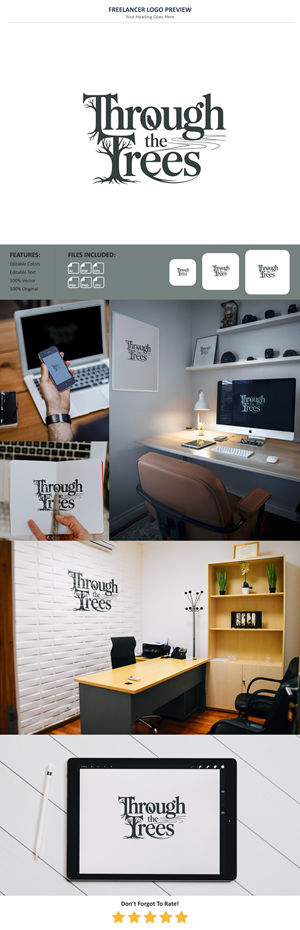 Logo Design by VectorForge for Through the Trees | Design: #36430018