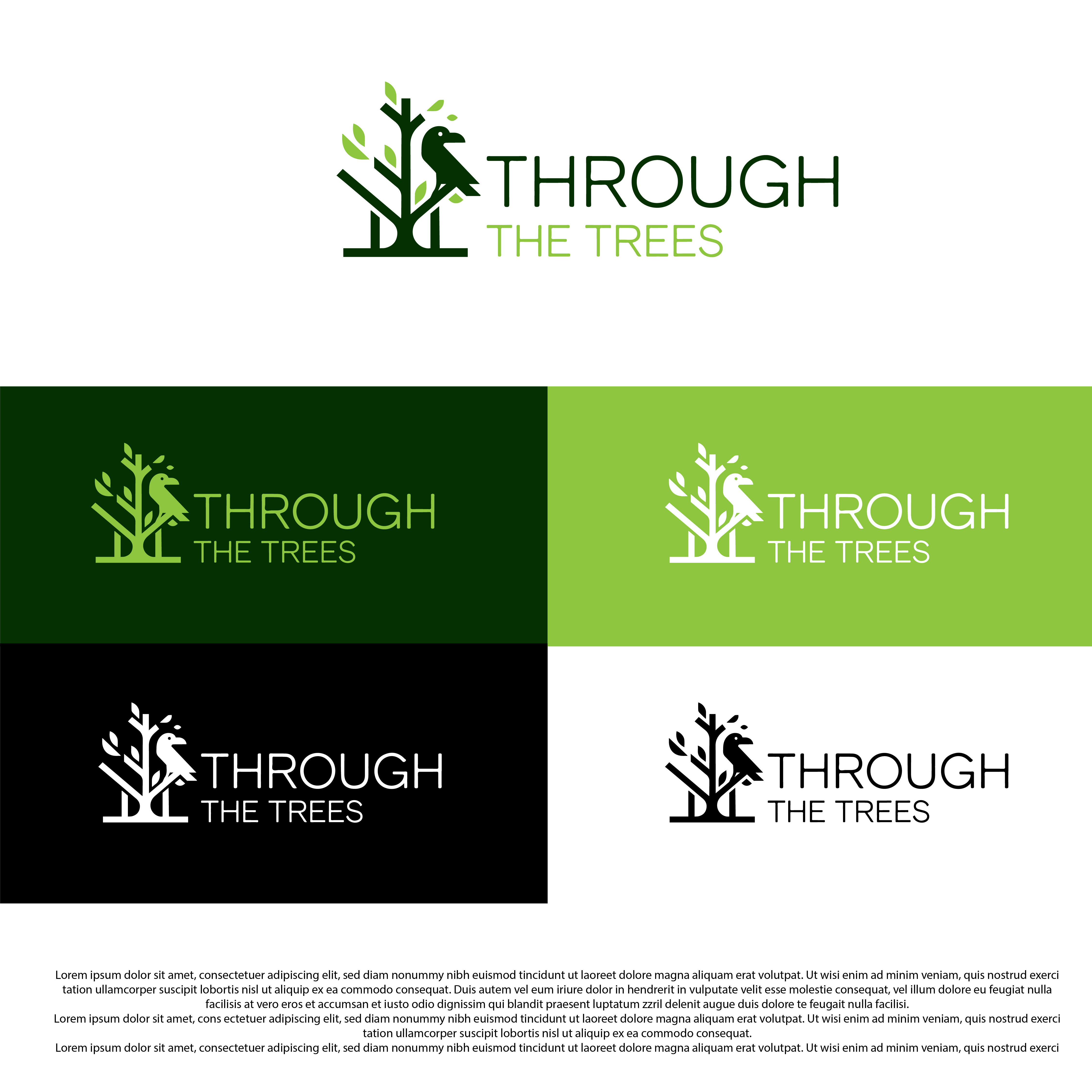 Logo Design by Shariqology for Through the Trees | Design #36407692