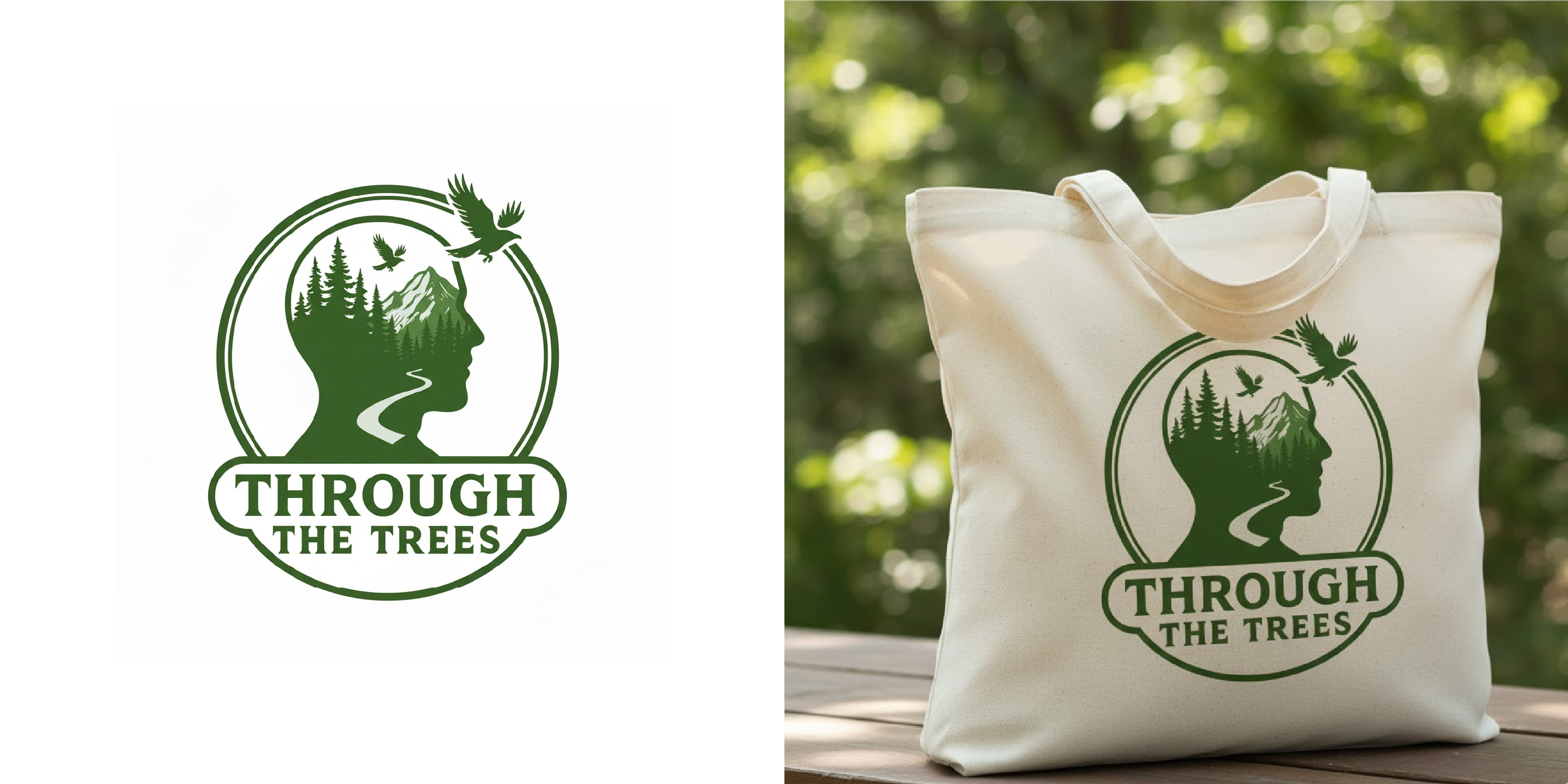 Logo Design by Emjey Designs for Through the Trees | Design #36433769