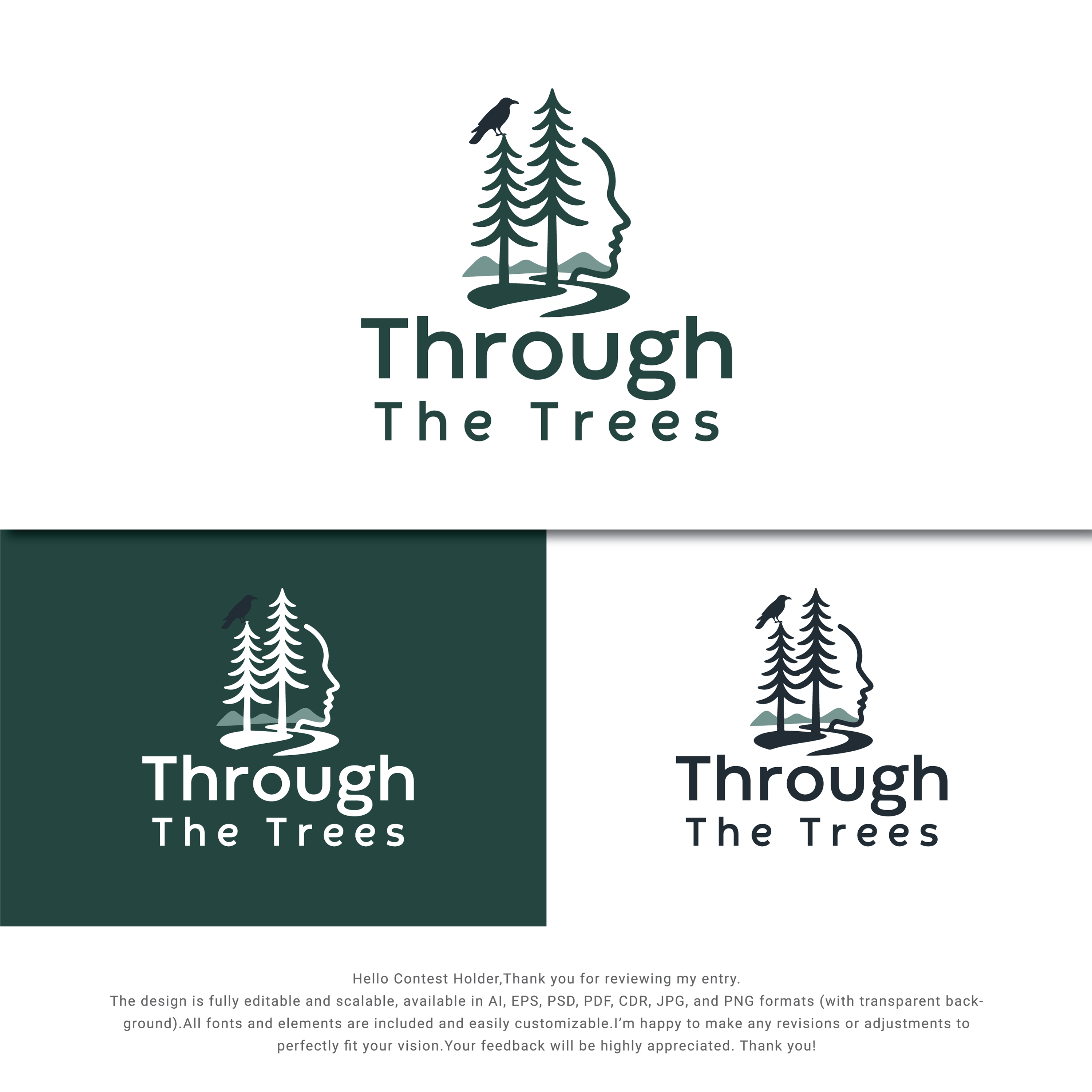 Diseño de Logo por Mizanur1525 para Through the Trees | Diseño #36434535