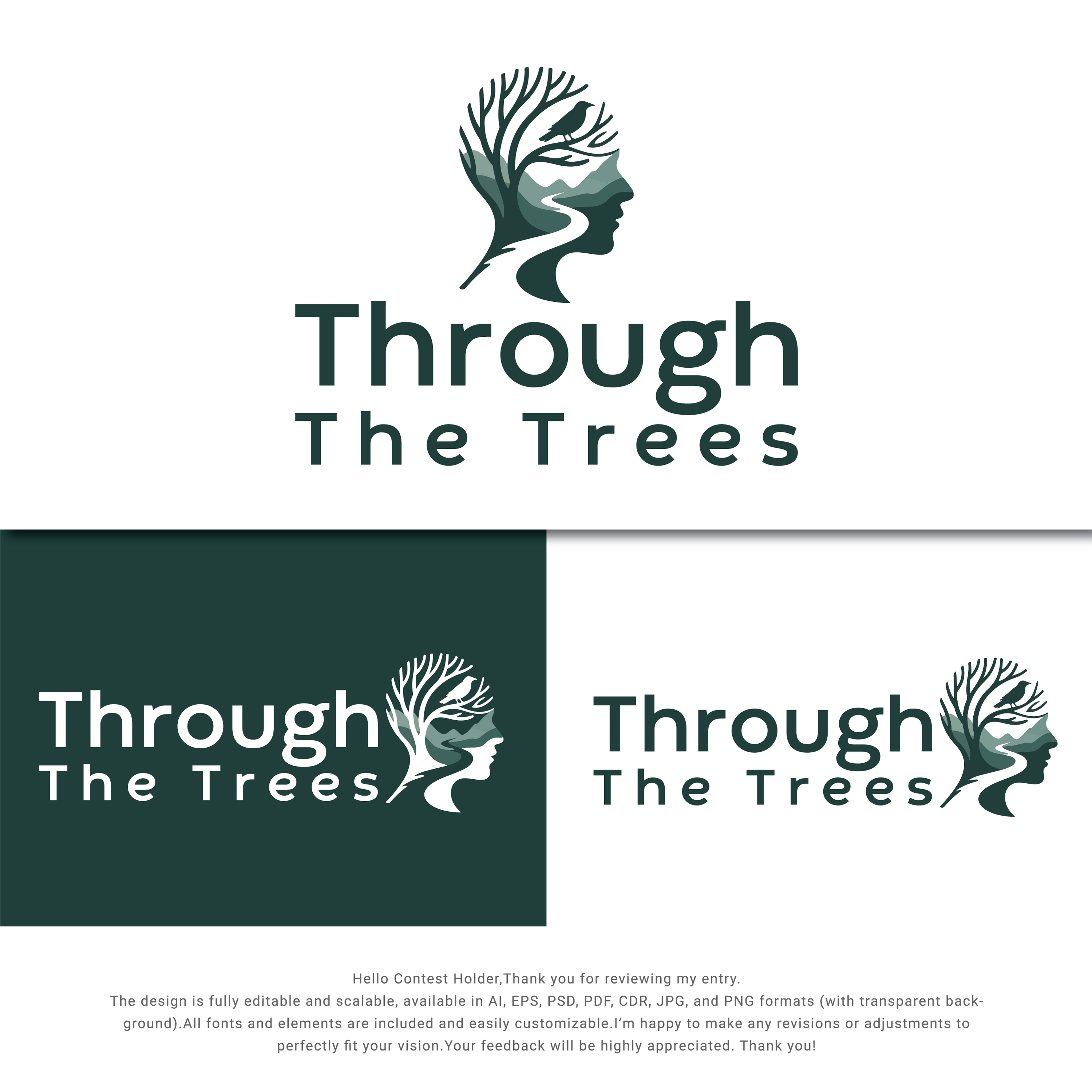 Diseño de Logo por Mizanur1525 para Through the Trees | Diseño #36434545