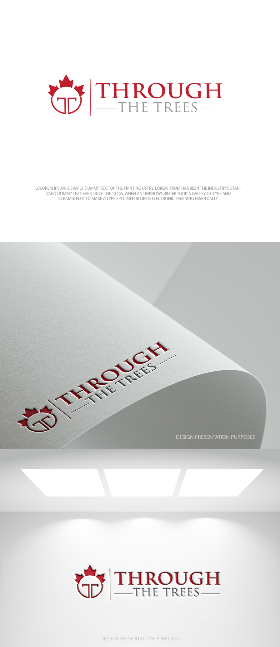 Logo Design by zebronicgraphic for Through the Trees | Design #36407497