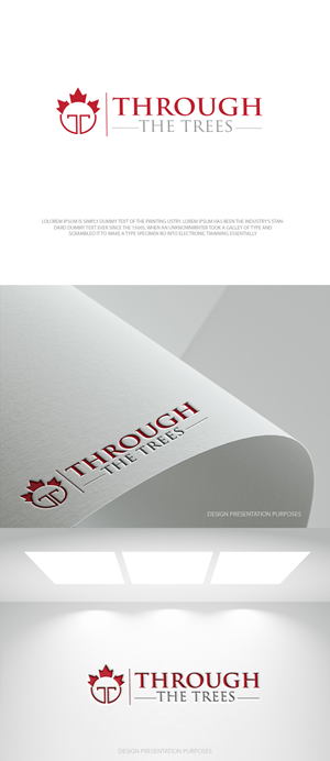 Logo Design by zebronicgraphic for Through the Trees | Design: #36407497