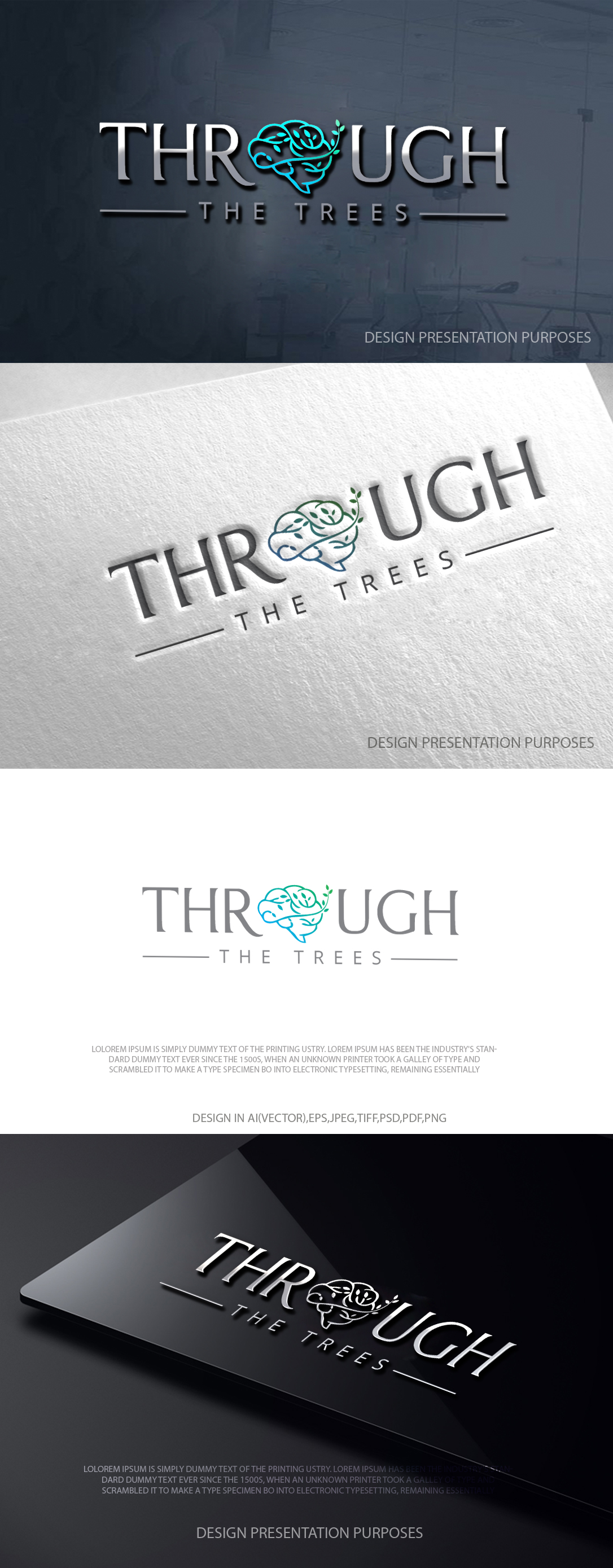 Logo Design by zebronicgraphic for Through the Trees | Design #36407498