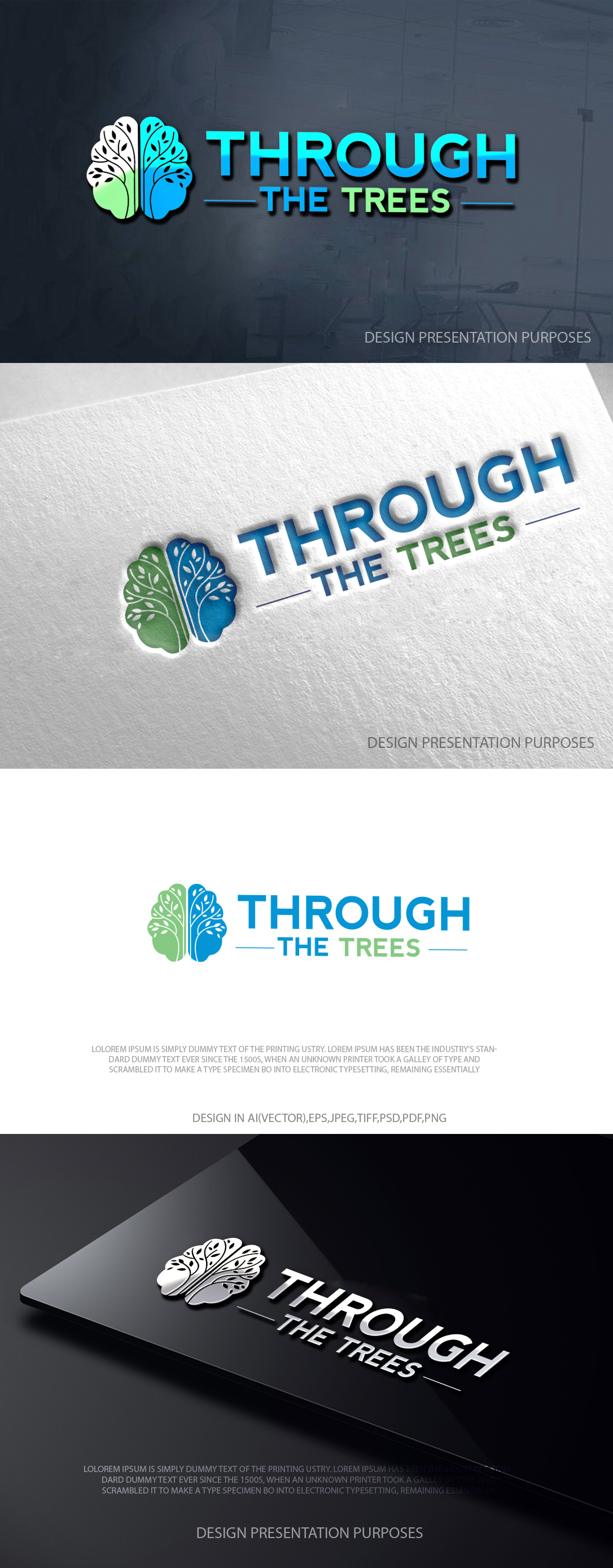 Logo Design by zebronicgraphic for Through the Trees | Design #36407499