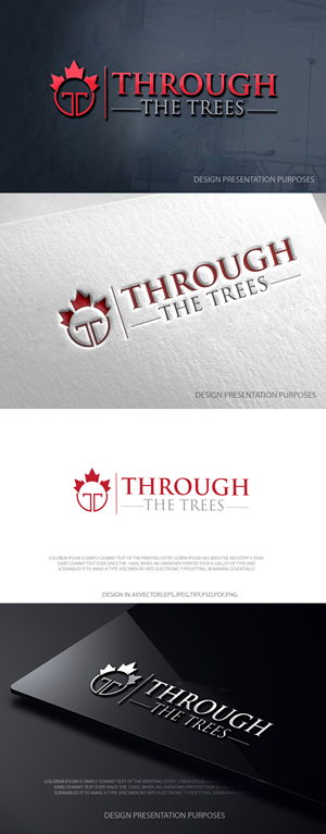 Logo Design by zebronicgraphic for Through the Trees | Design: #36407500