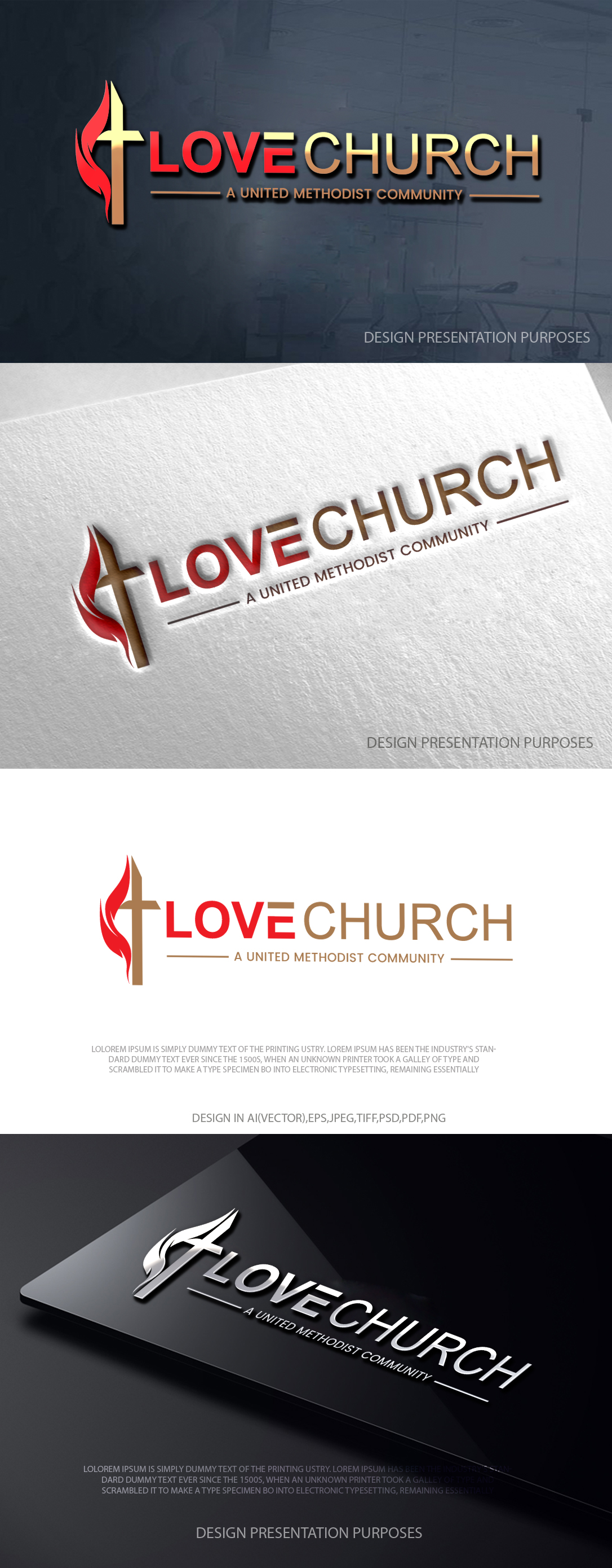 Diseño de Logo por zebronicgraphic para Cason United Methodist Church | Diseño #36422303