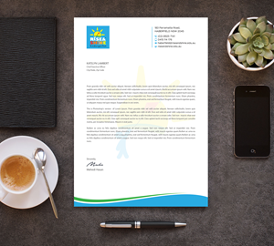 Letterhead Design by Expert Bappy for this project | Design: #36417479