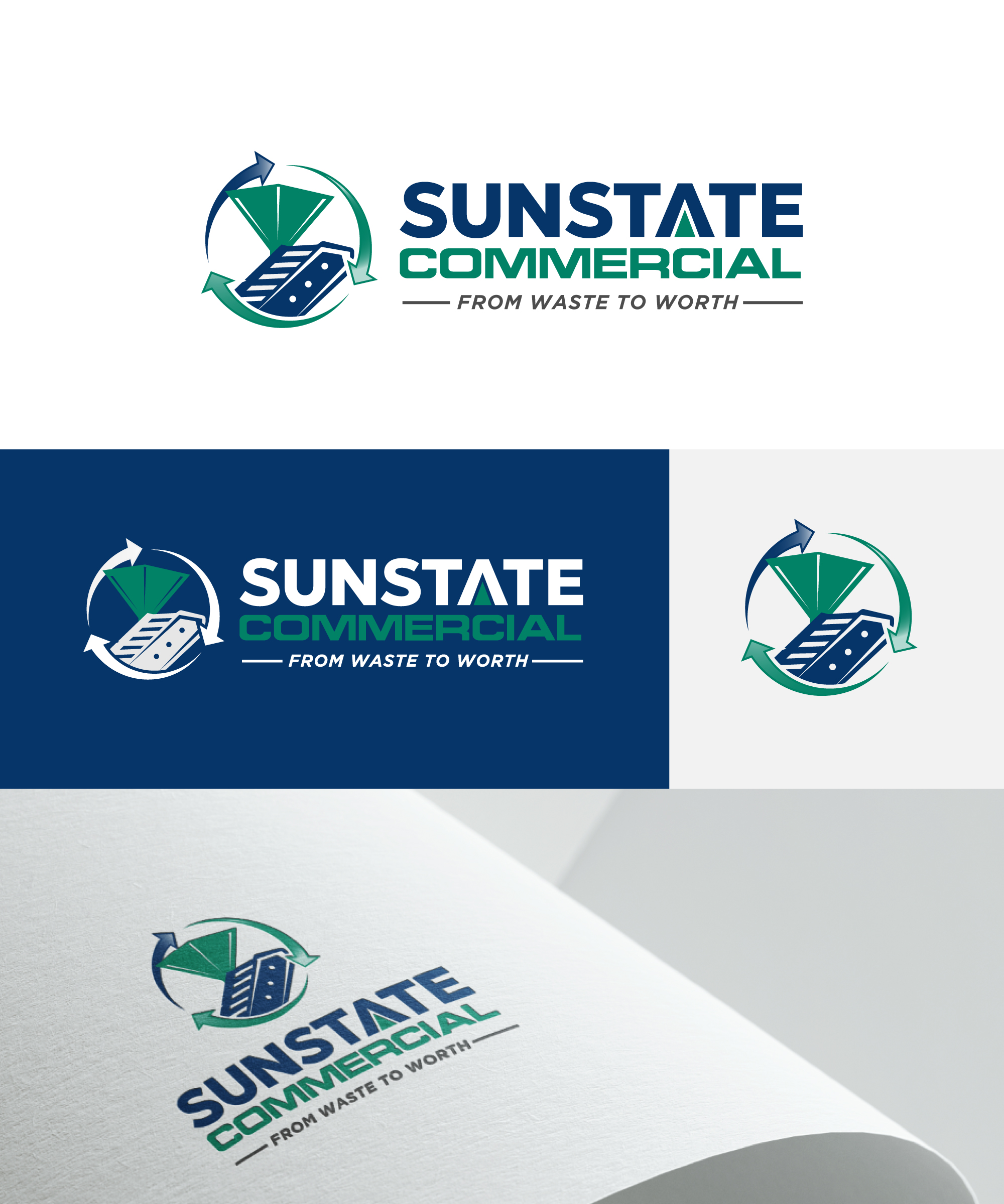 Diseño de Logo por Farhad Kreative para Sunstate Commercial | Diseño #36423230