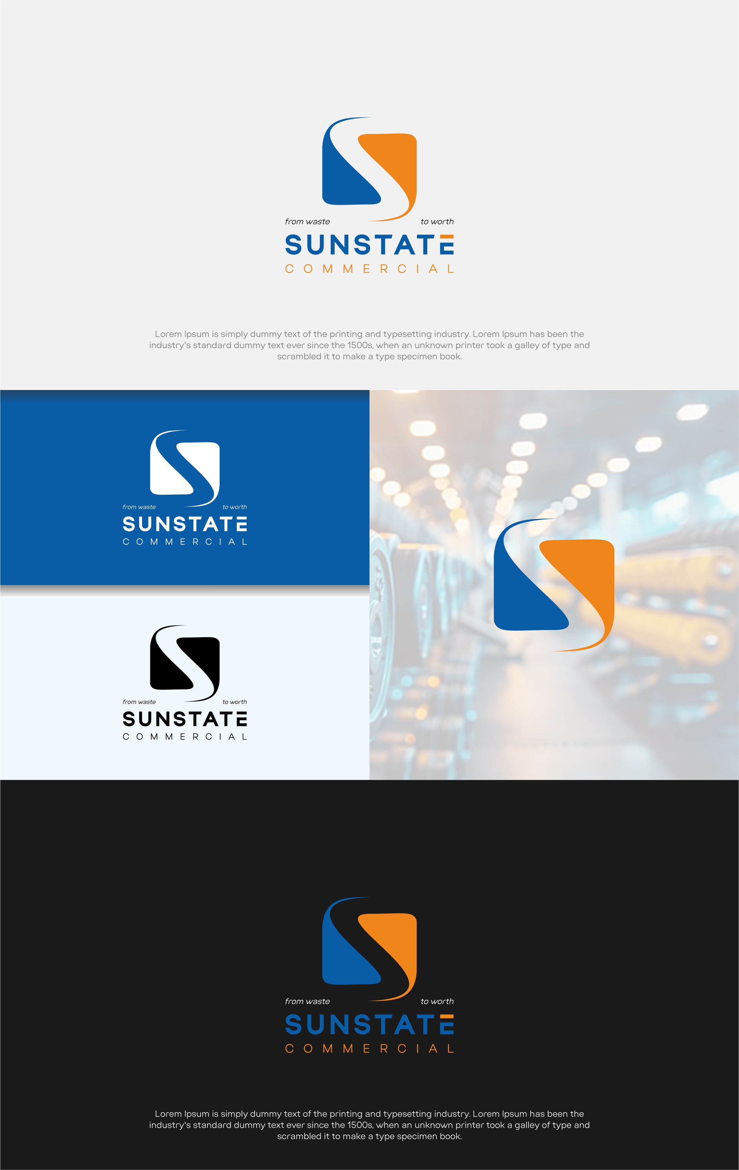Logo Design by Student_art for Sunstate Commercial | Design #36457213