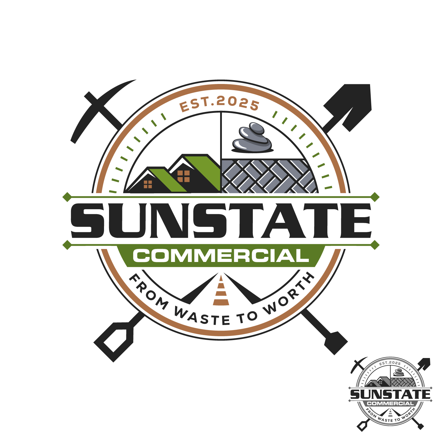 Logo Design by Suvendu.S for Sunstate Commercial | Design #36447532